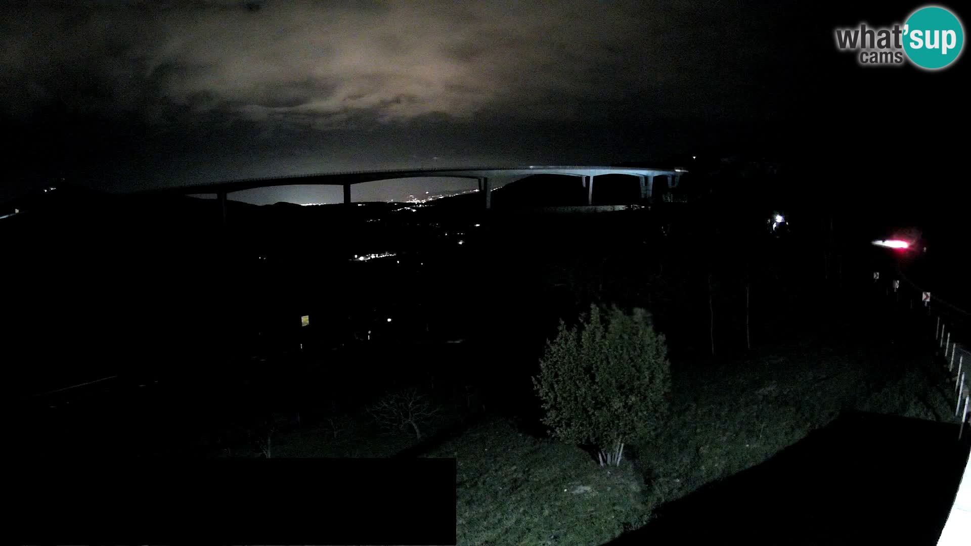 Kamera v živo Črni Kal Viadukt – pogled z Viki Burgerja