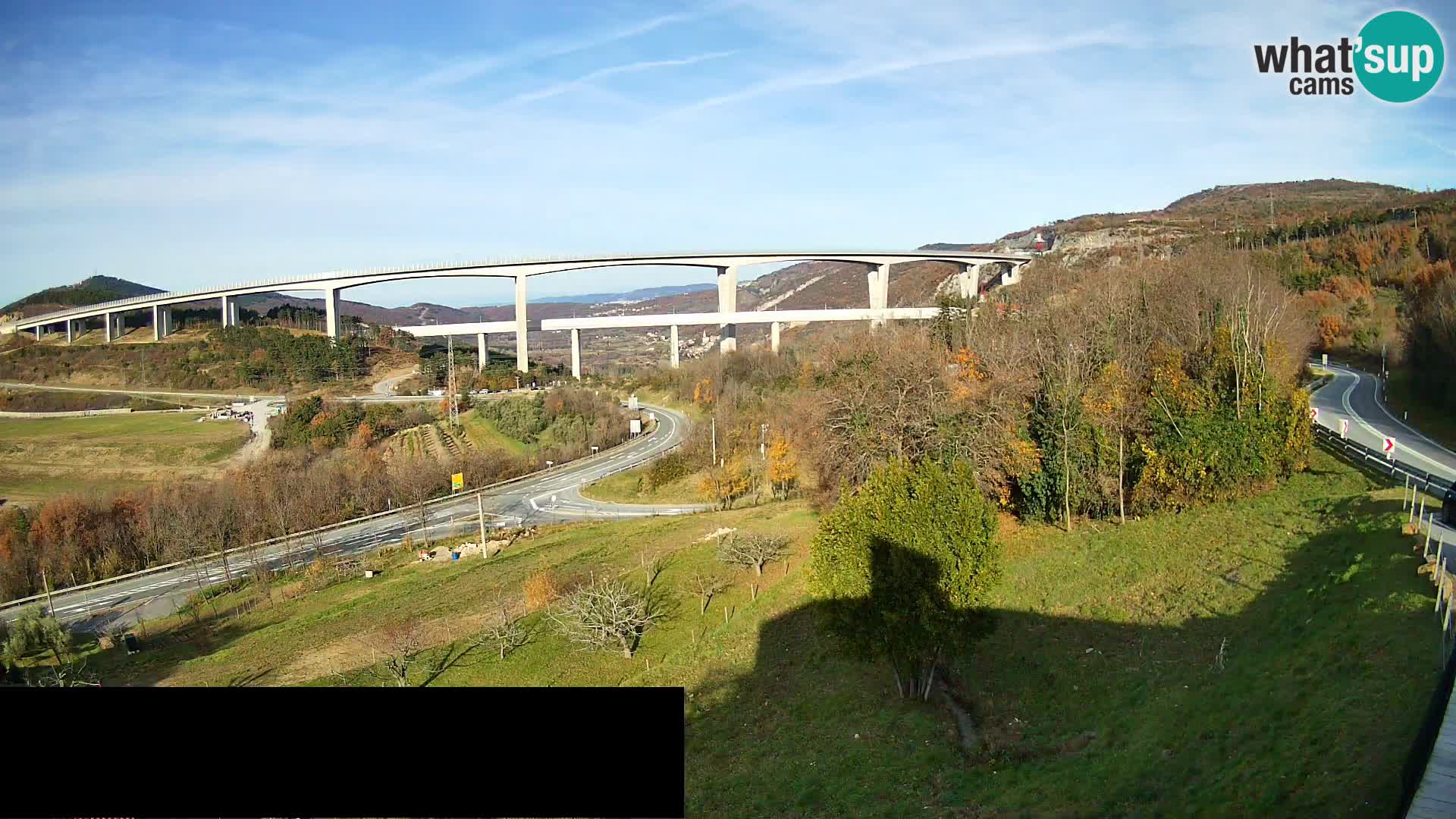 Camera en vivo Črni Kal Viaducto – Viki Burger