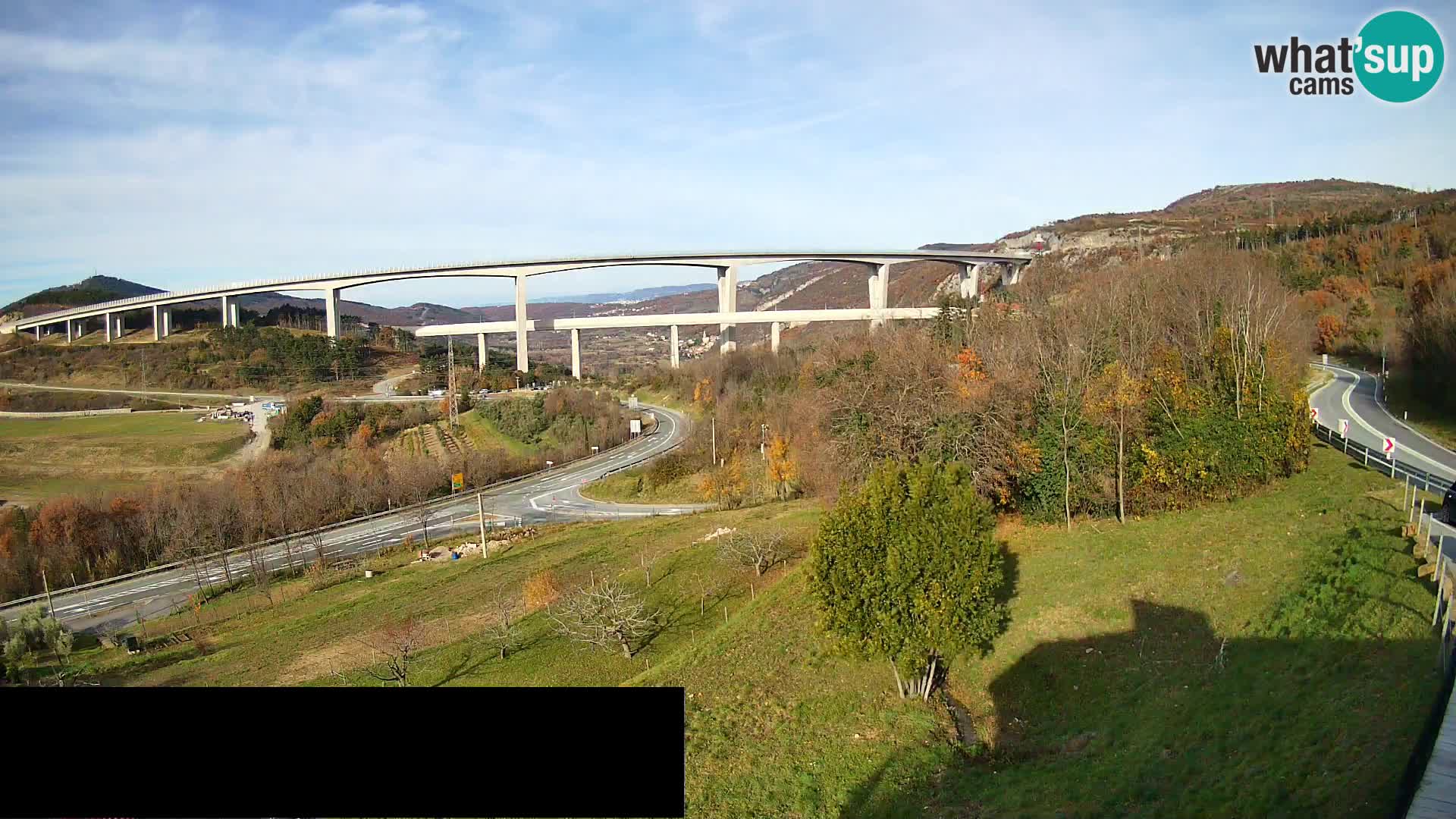 Camera en vivo Črni Kal Viaducto – Viki Burger
