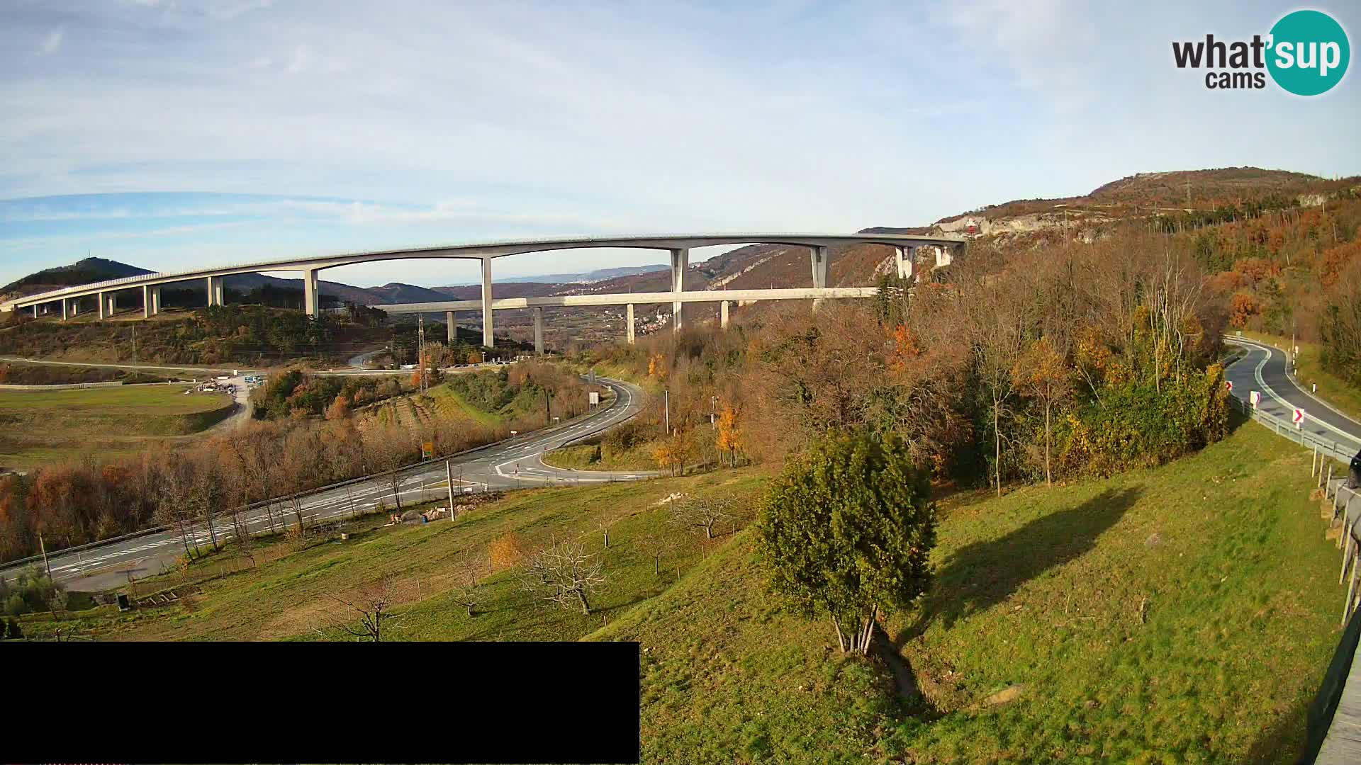 Camera en vivo Črni Kal Viaducto – Viki Burger