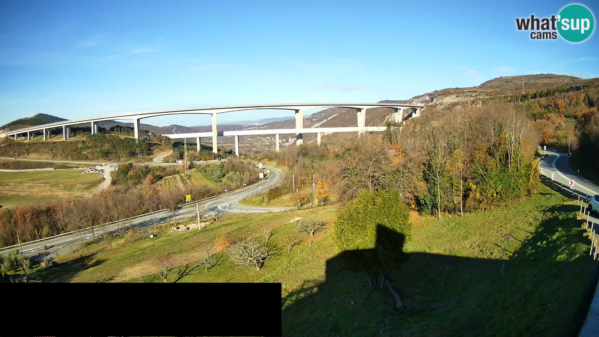 Camera en vivo Črni Kal Viaducto – Viki Burger