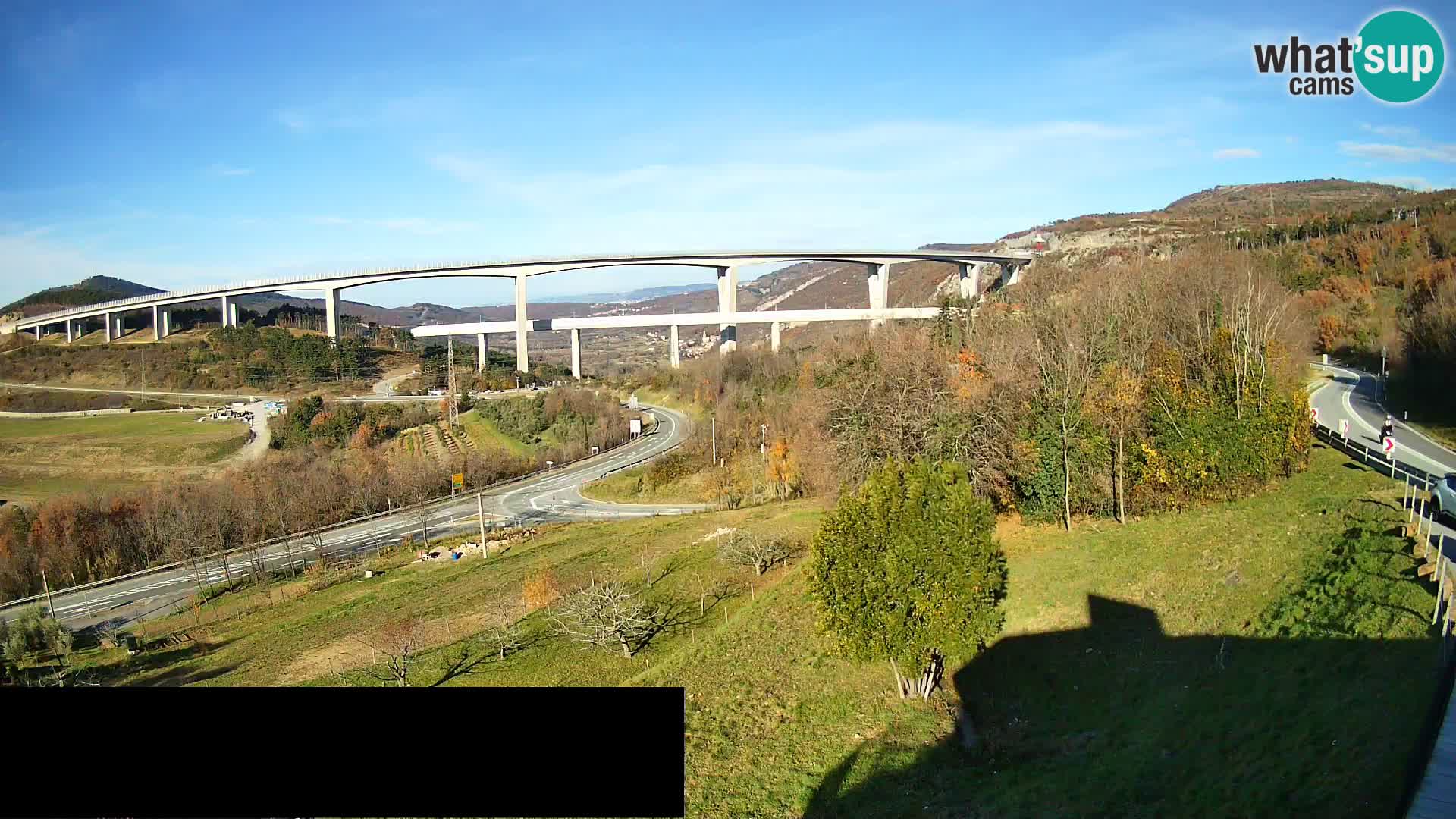 Camera en vivo Črni Kal Viaducto – Viki Burger