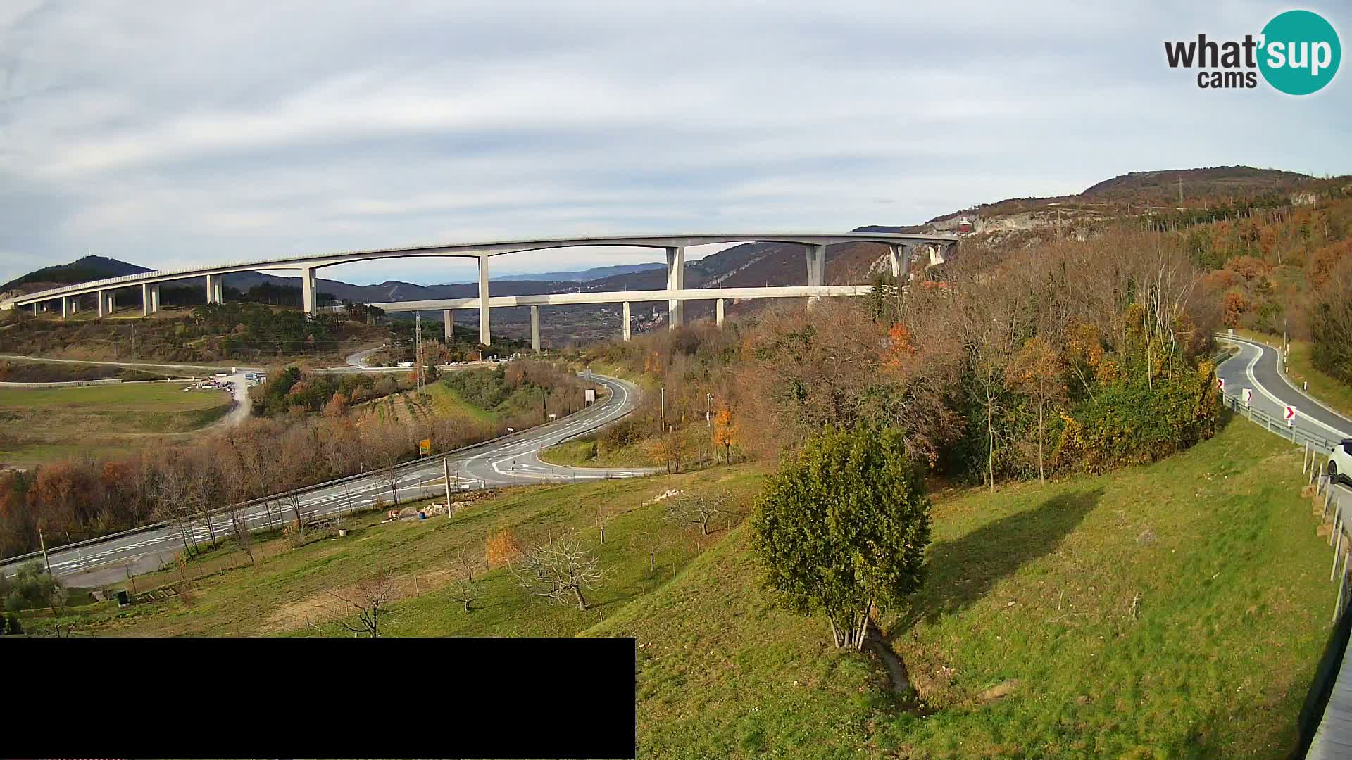 Camera en vivo Črni Kal Viaducto – Viki Burger