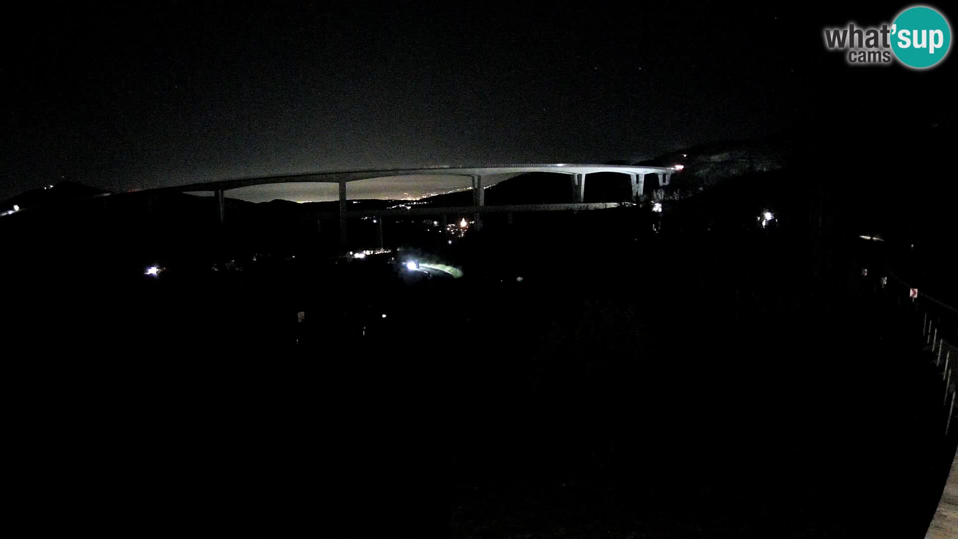 Web kamera Črni Kal Viadukt – pogled sa Viki Burgerja