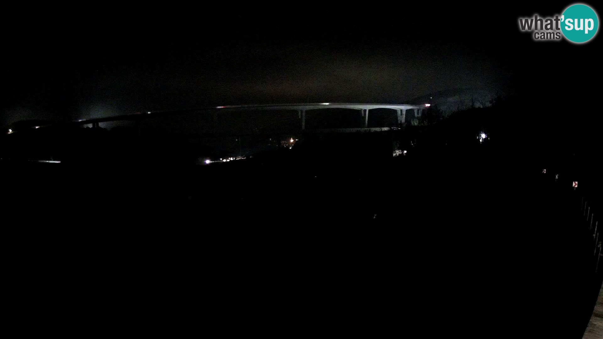 Web kamera Črni Kal Viadukt – pogled sa Viki Burgerja