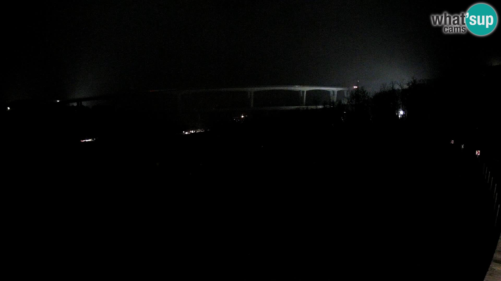 Kamera v živo Črni Kal Viadukt – pogled z Viki Burgerja