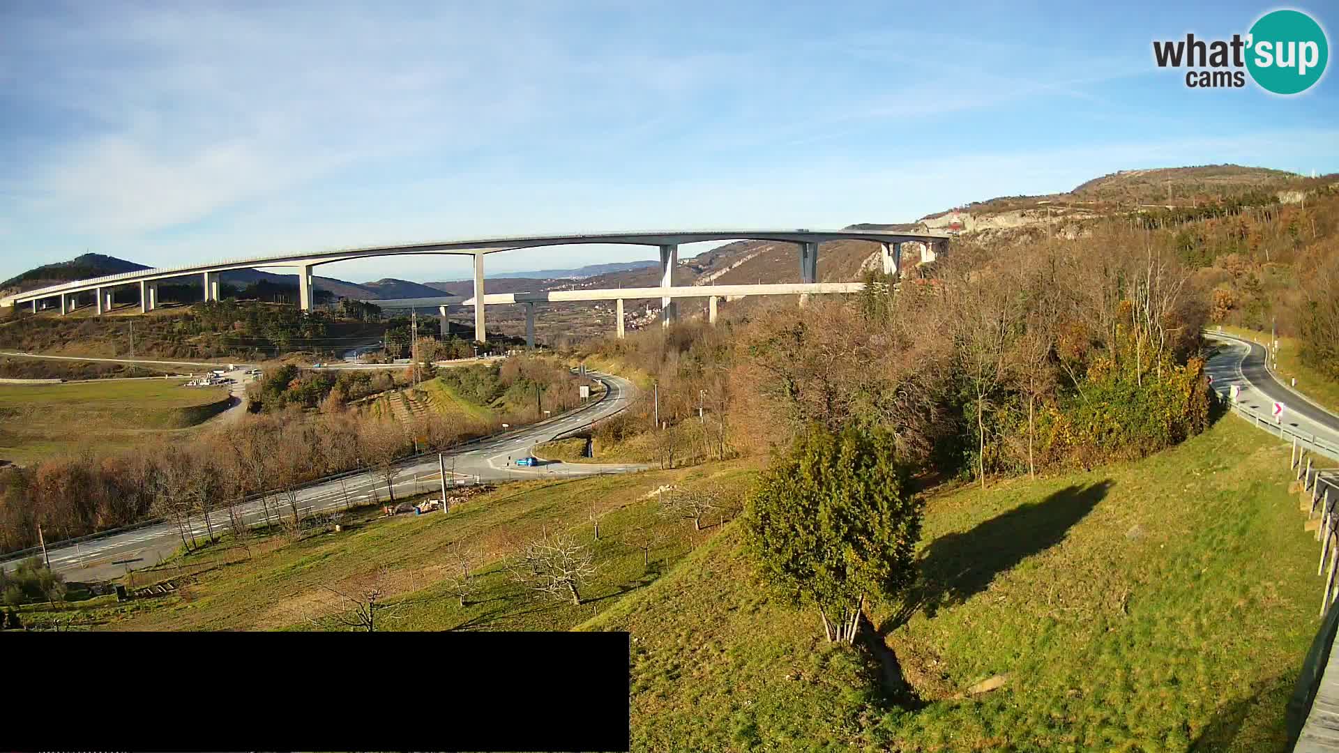 Camera en vivo Črni Kal Viaducto – Viki Burger
