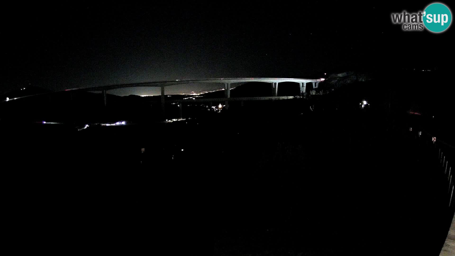 Web kamera Črni Kal Viadukt – pogled sa Viki Burgerja