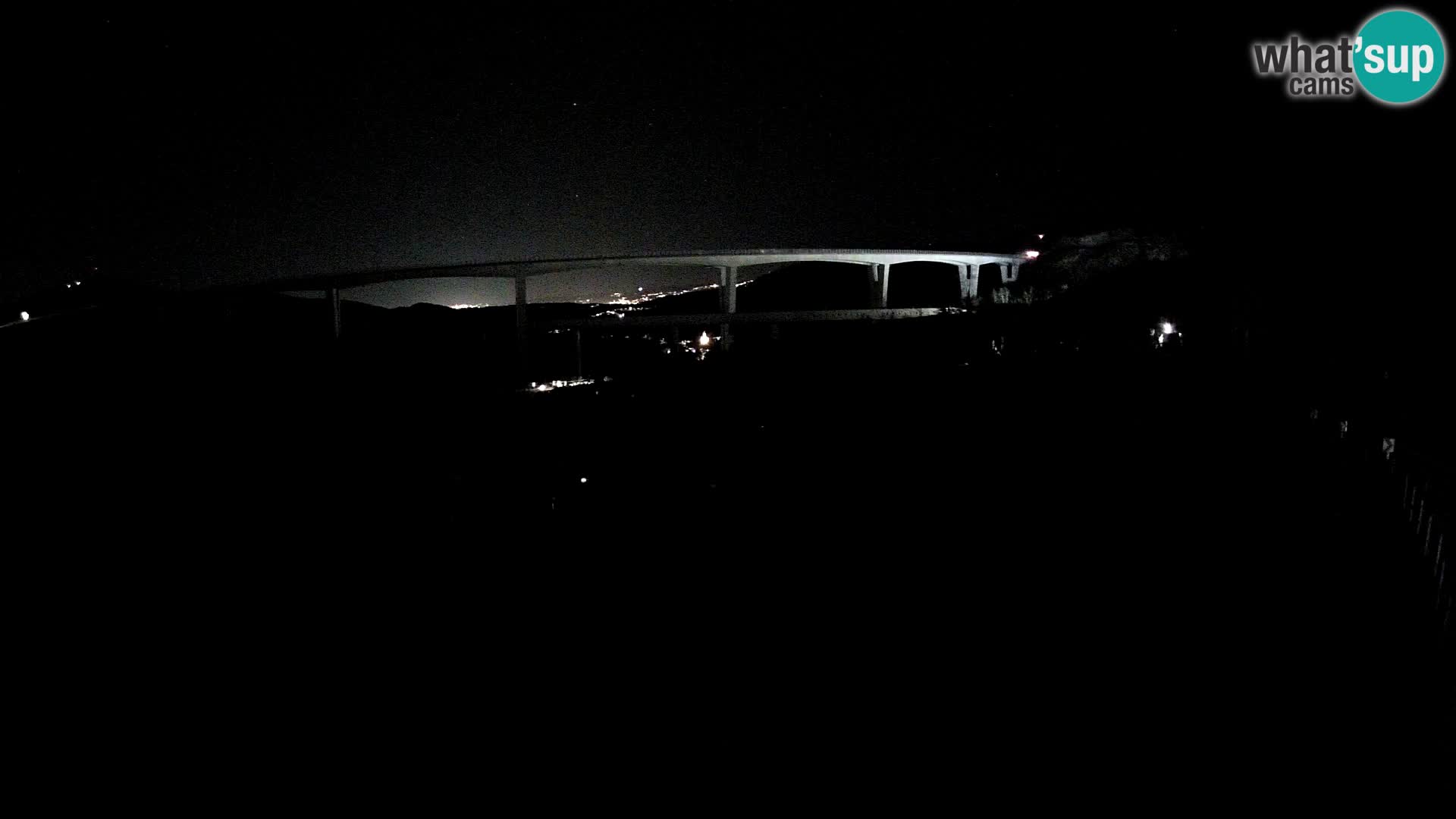 Webcam Črni Kal Viaduct – view from Viki Burger