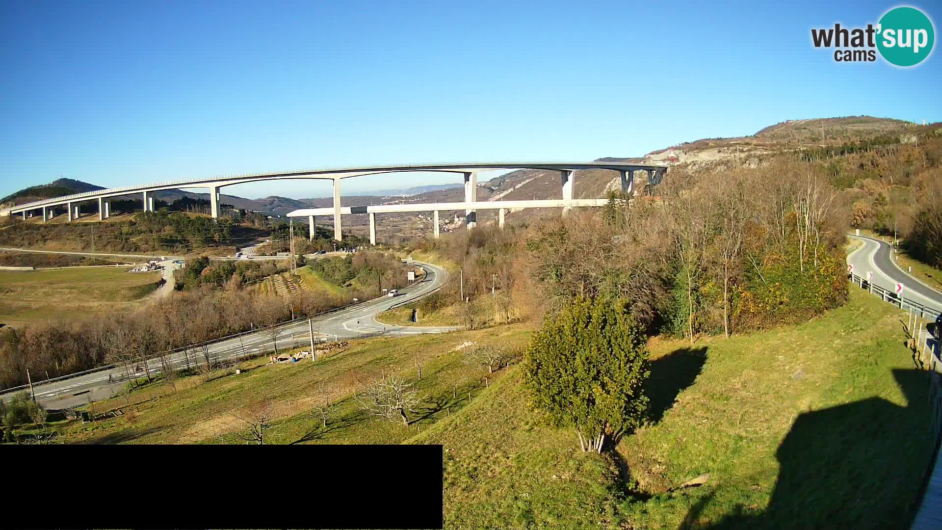 Webcam Črni Kal Viadukt – Viki Burger