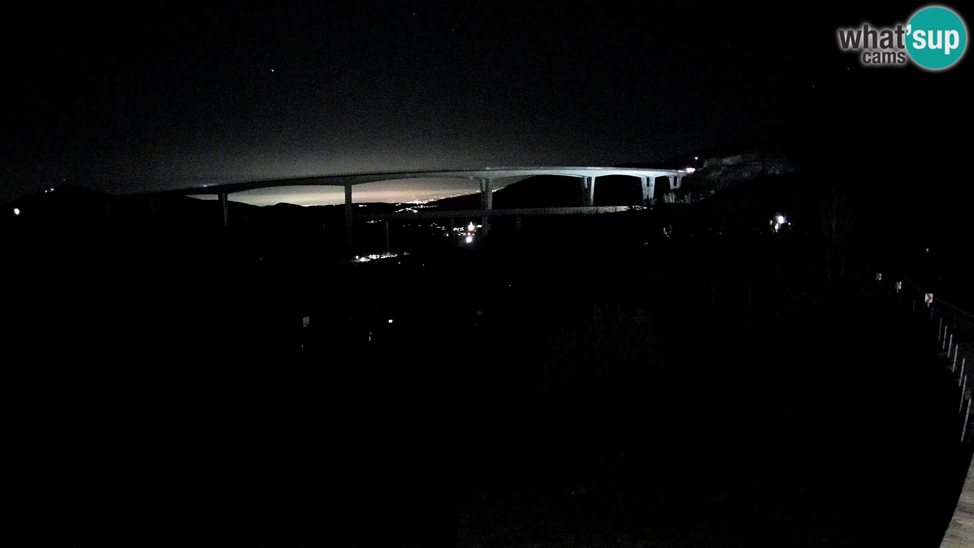 Kamera v živo Črni Kal Viadukt – pogled z Viki Burgerja