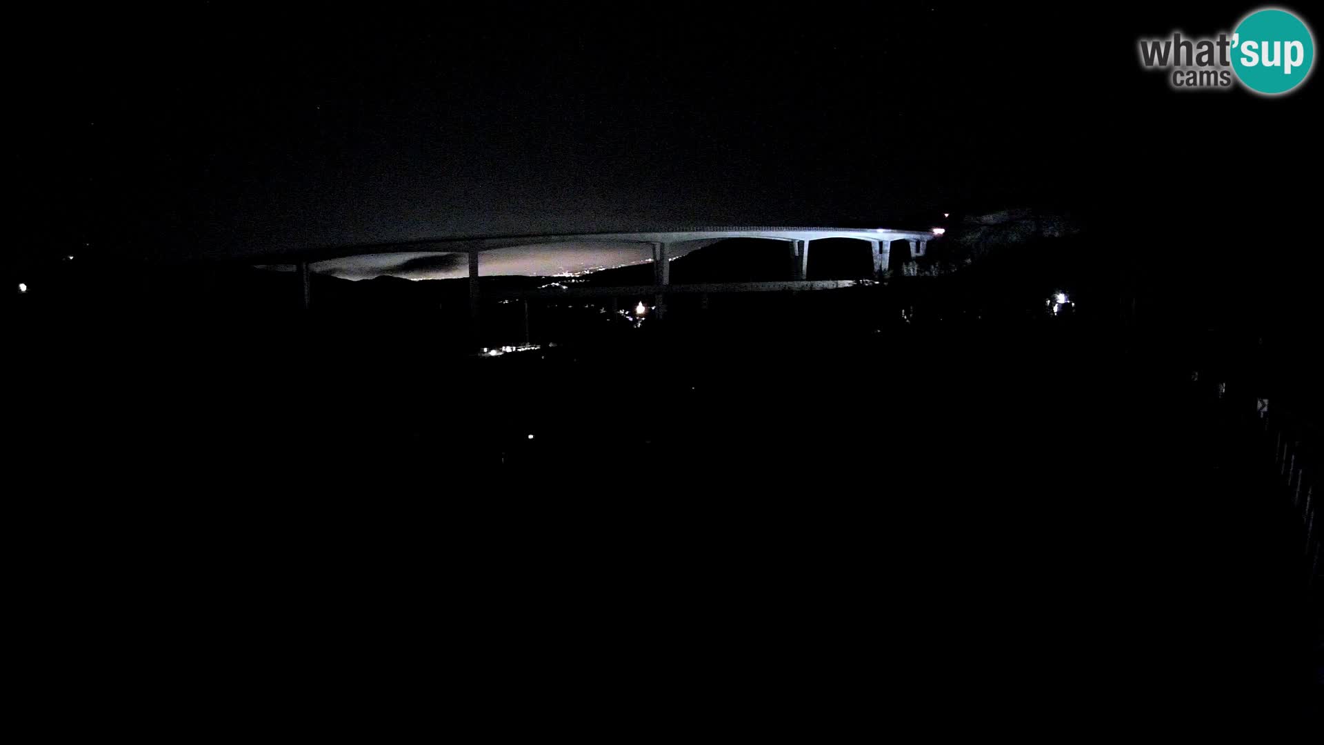 Web kamera Črni Kal Viadukt – pogled sa Viki Burgerja