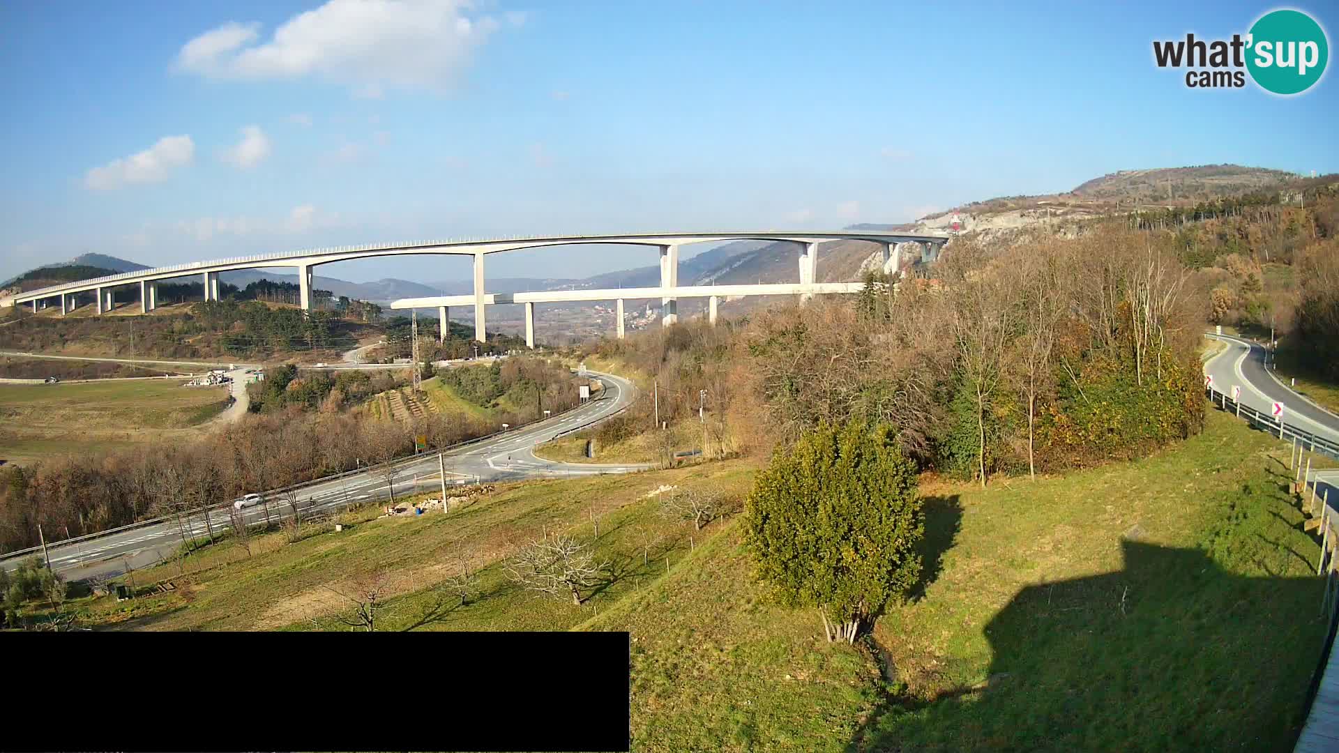 Webcam Črni Kal Viadukt – Viki Burger