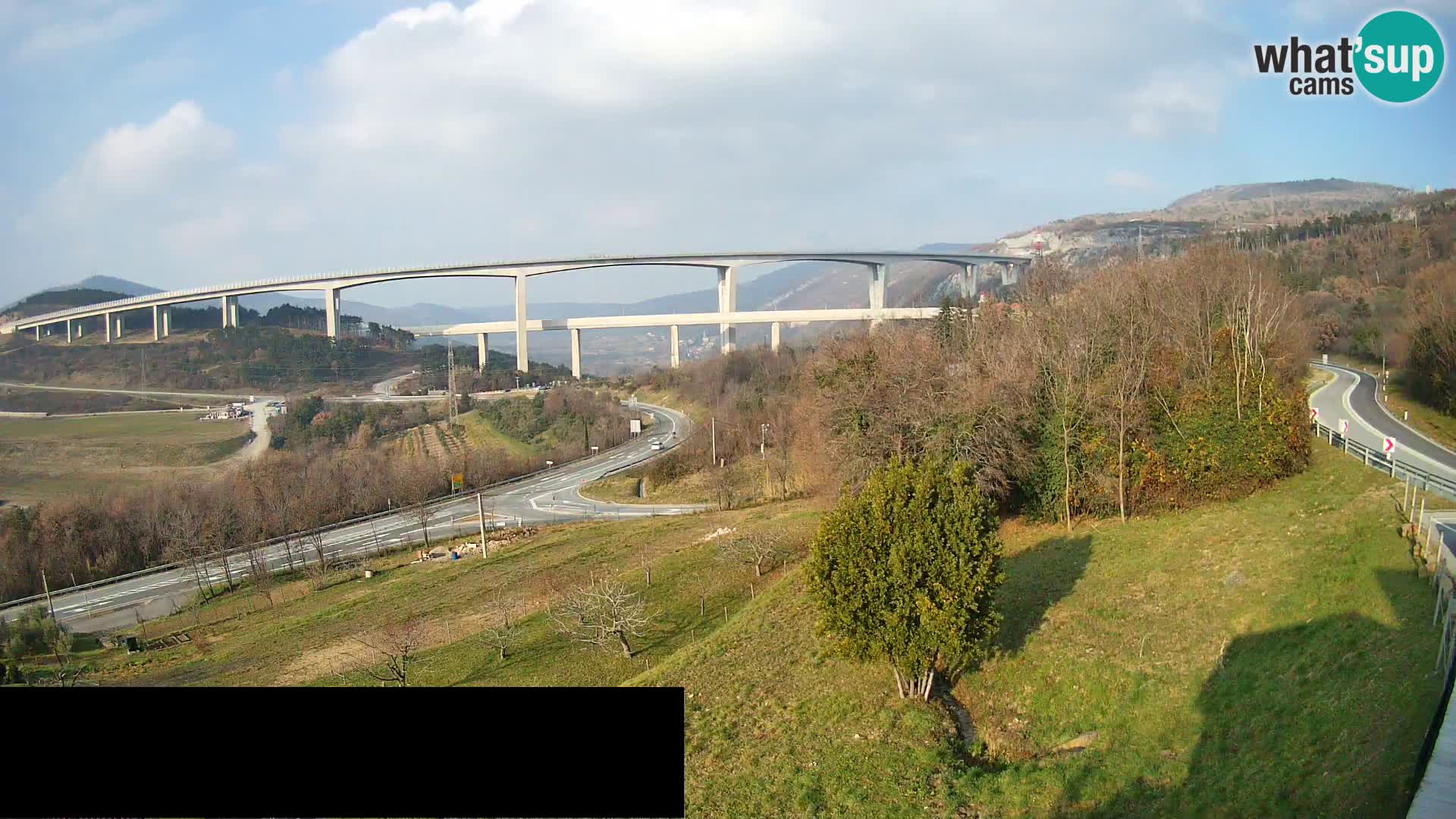 Live cam Črni Kal Viaduc – Viki Burger
