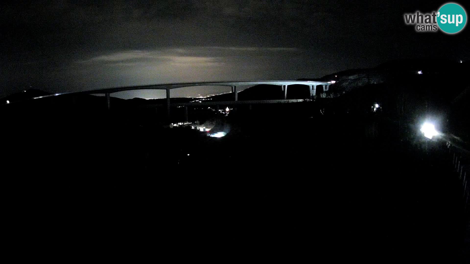 Webcam Črni Kal Viaduct – view from Viki Burger