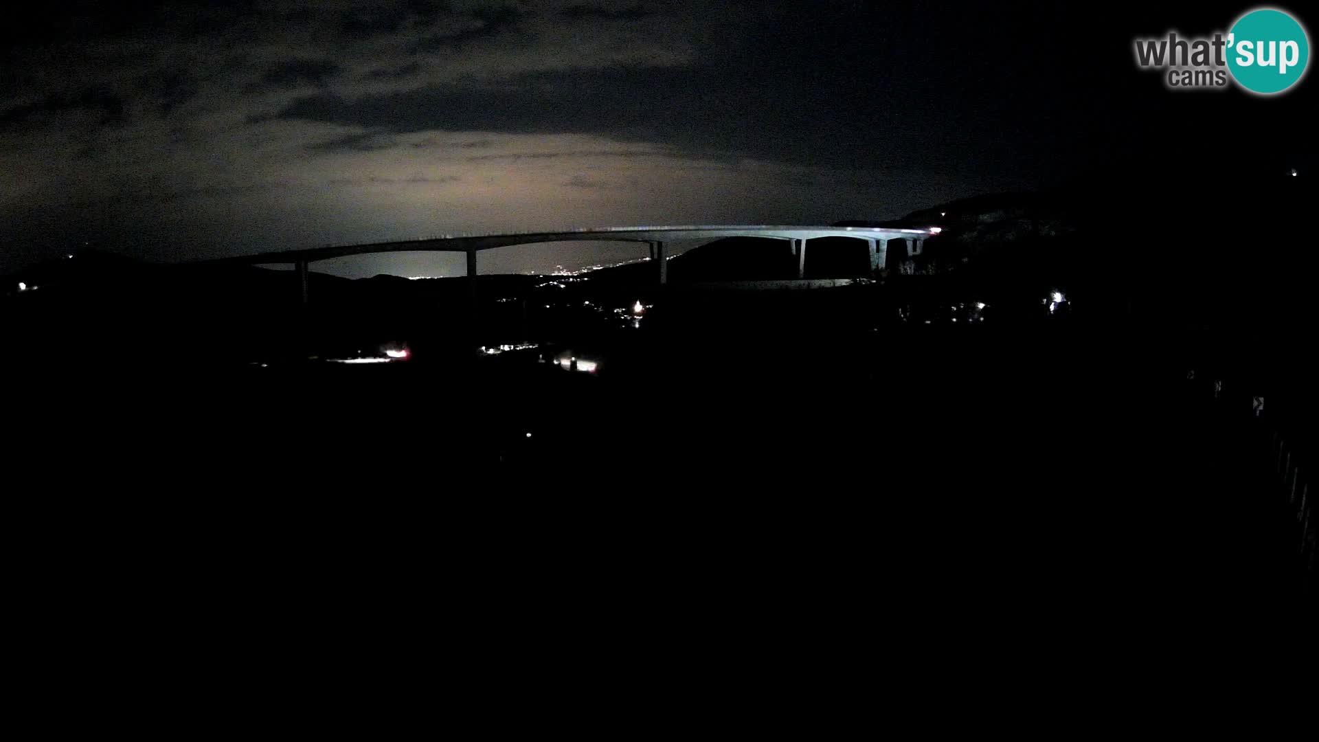 Livecam  Črni Kal Viadotto – panorama dal Viki Burger
