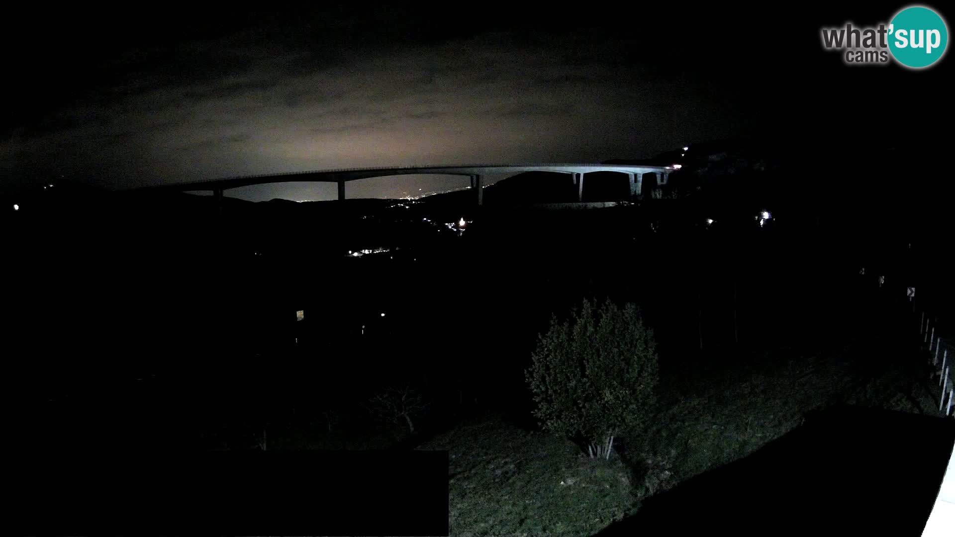 Kamera v živo Črni Kal Viadukt – pogled z Viki Burgerja