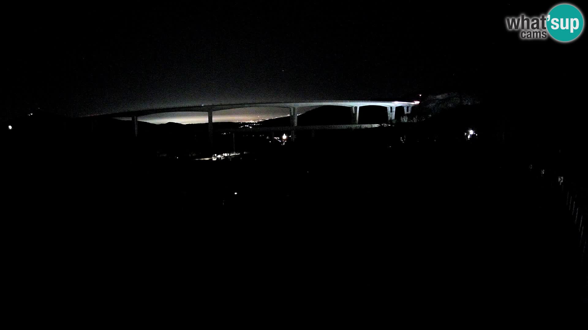 Livecam  Črni Kal Viadotto – panorama dal Viki Burger