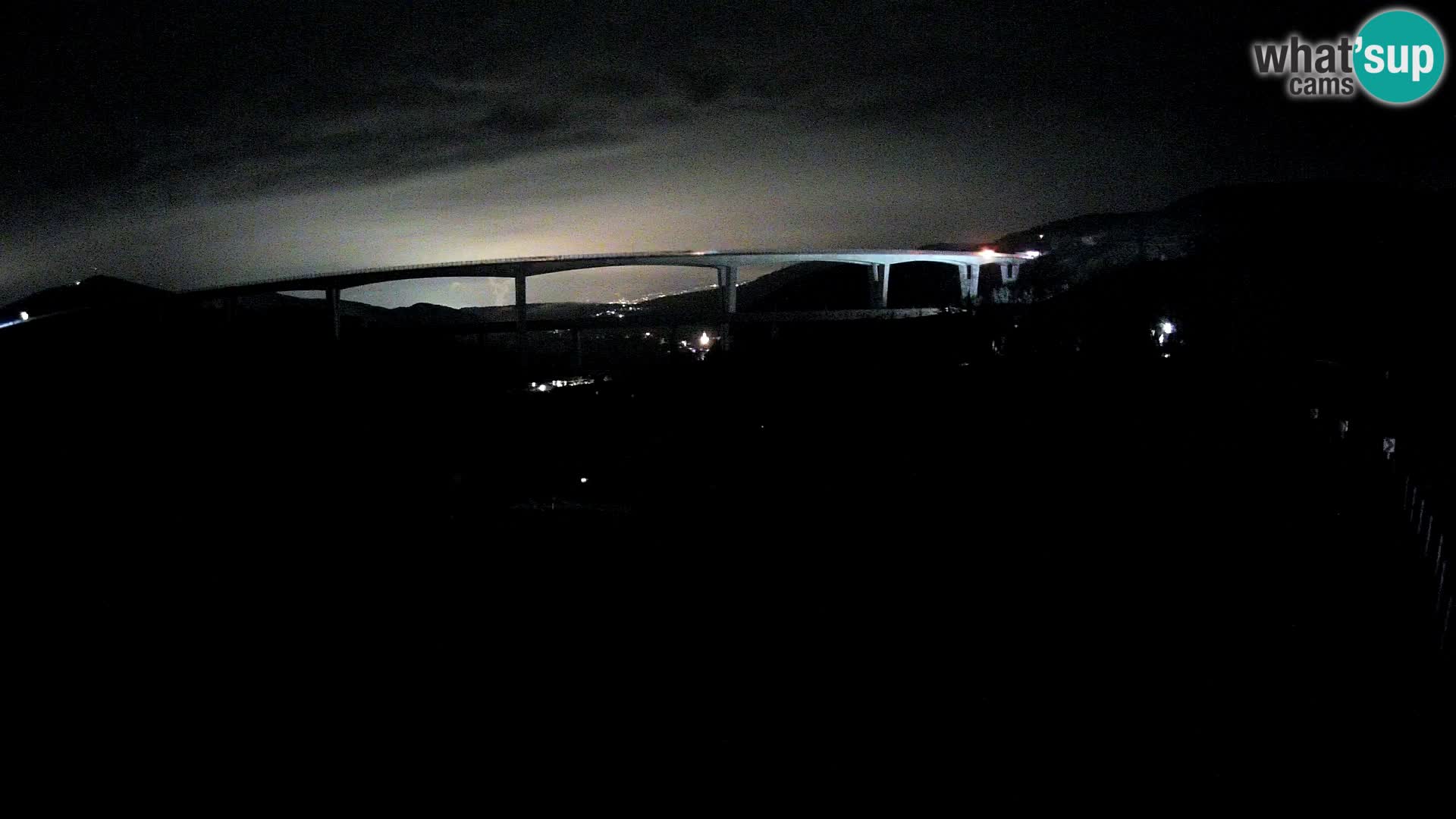 Livecam  Črni Kal Viadotto – panorama dal Viki Burger