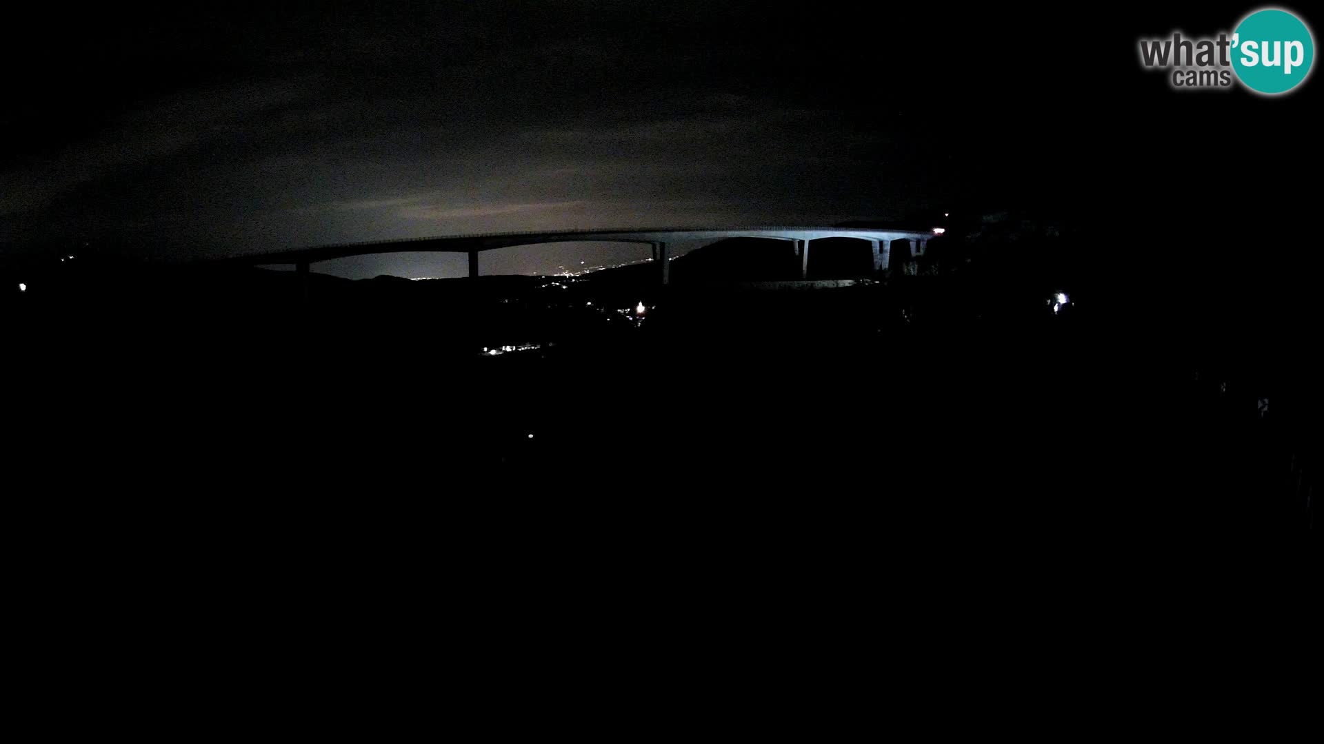 Livecam  Črni Kal Viadotto – panorama dal Viki Burger