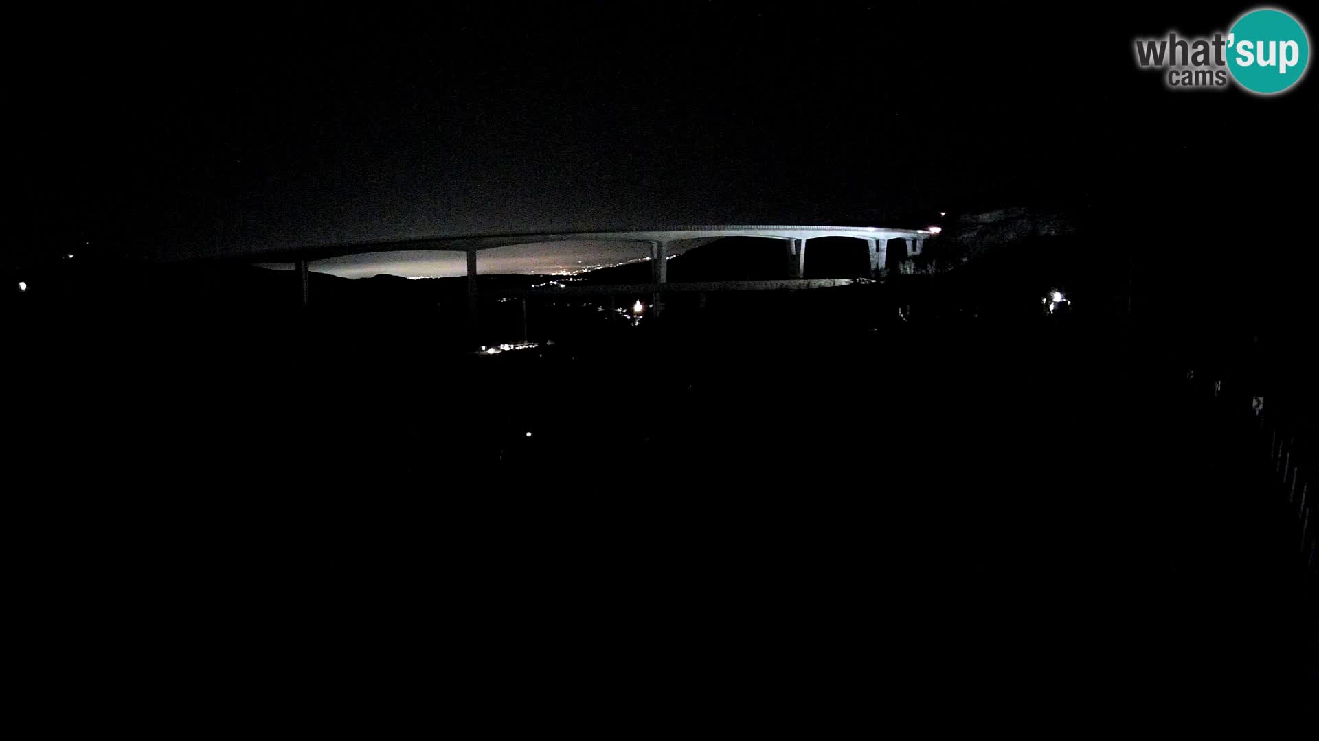 Livecam  Črni Kal Viadotto – panorama dal Viki Burger