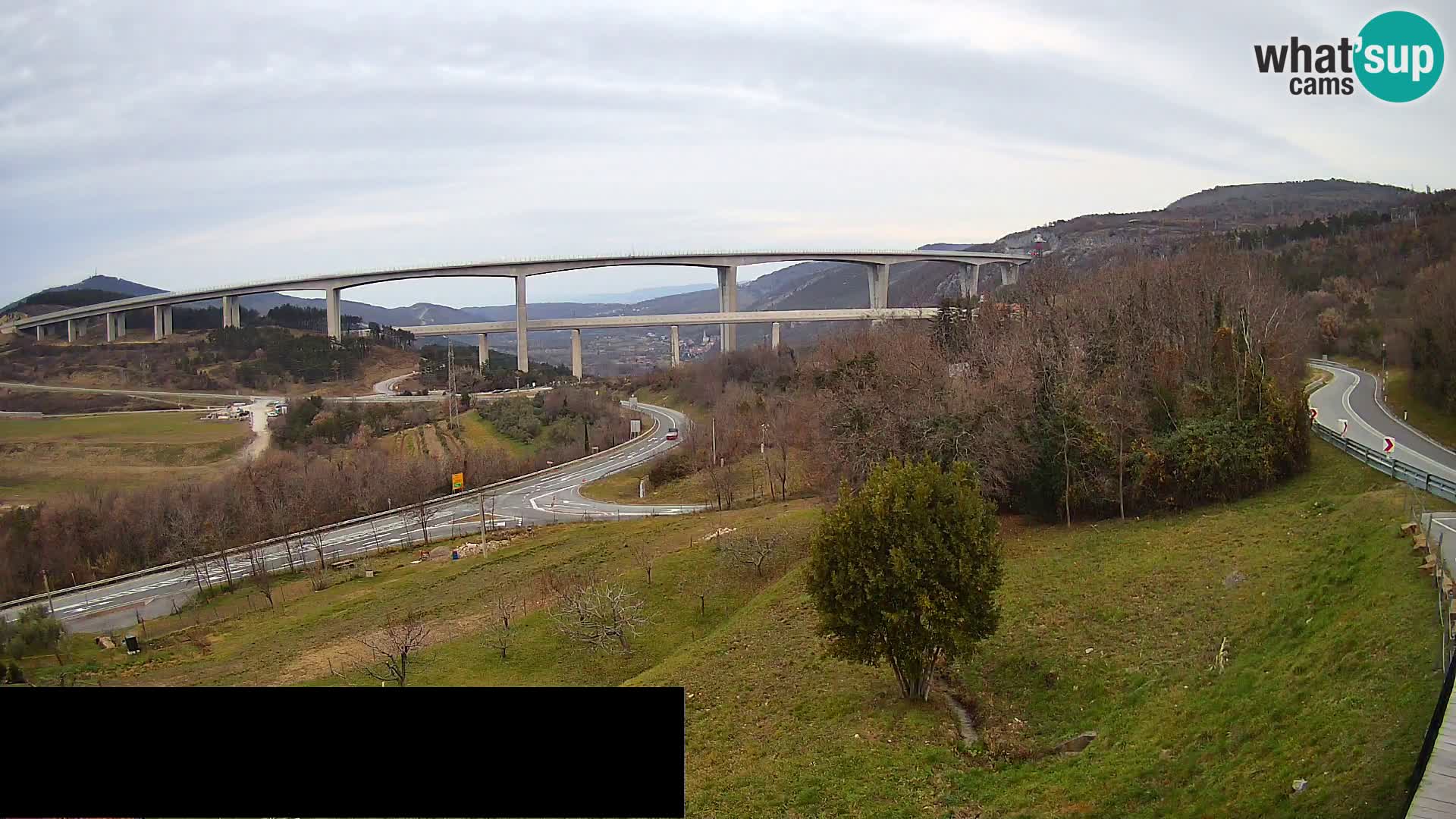 Webcam Črni Kal Viadukt – Viki Burger