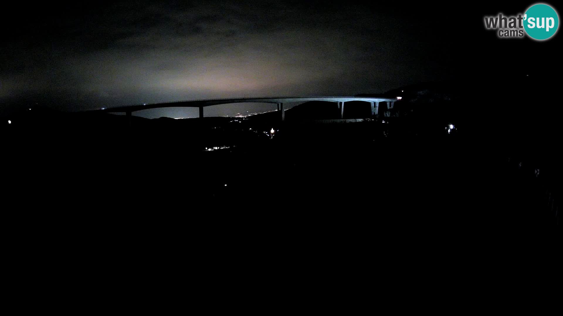 Webcam Črni Kal Viaduct – view from Viki Burger