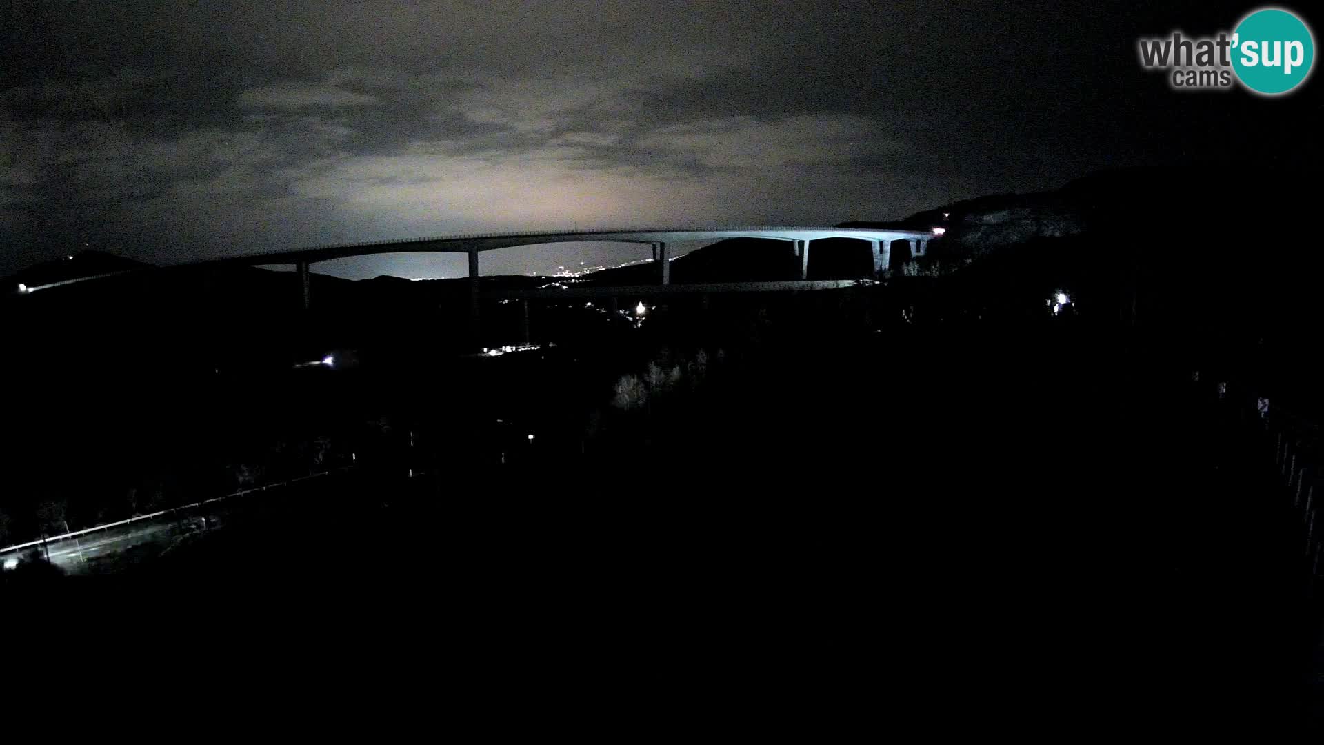 Kamera v živo Črni Kal Viadukt – pogled z Viki Burgerja