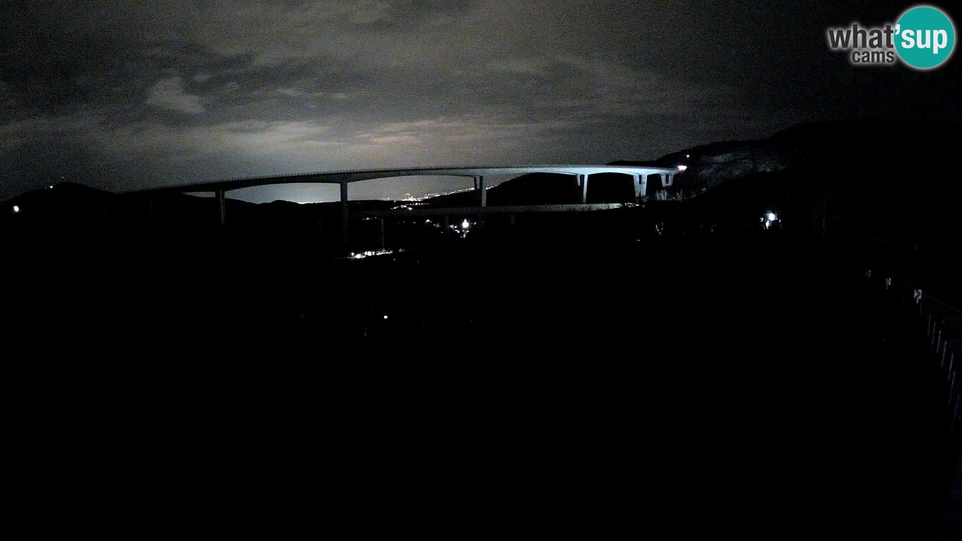 Webcam Črni Kal Viaduct – view from Viki Burger