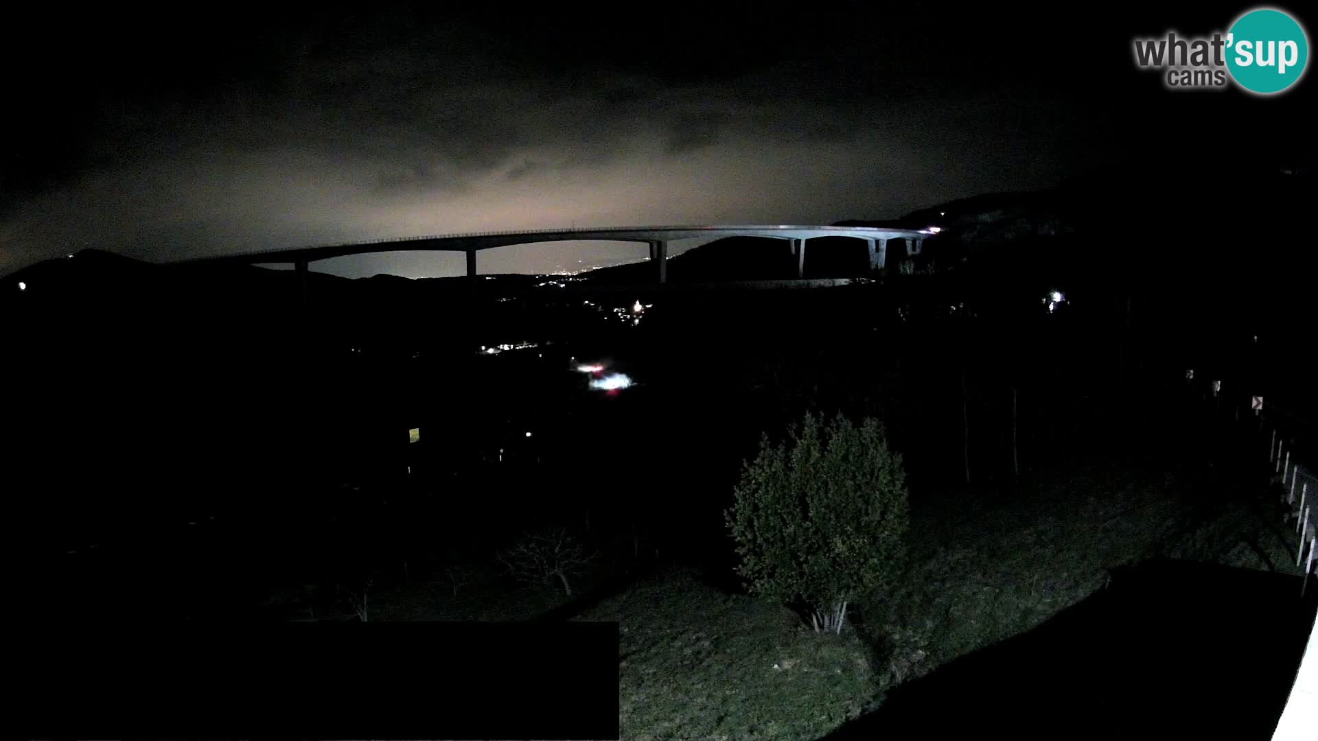 Web kamera Črni Kal Viadukt – pogled sa Viki Burgerja