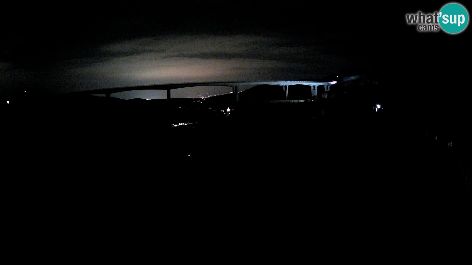 Webcam Črni Kal Viaduct – view from Viki Burger