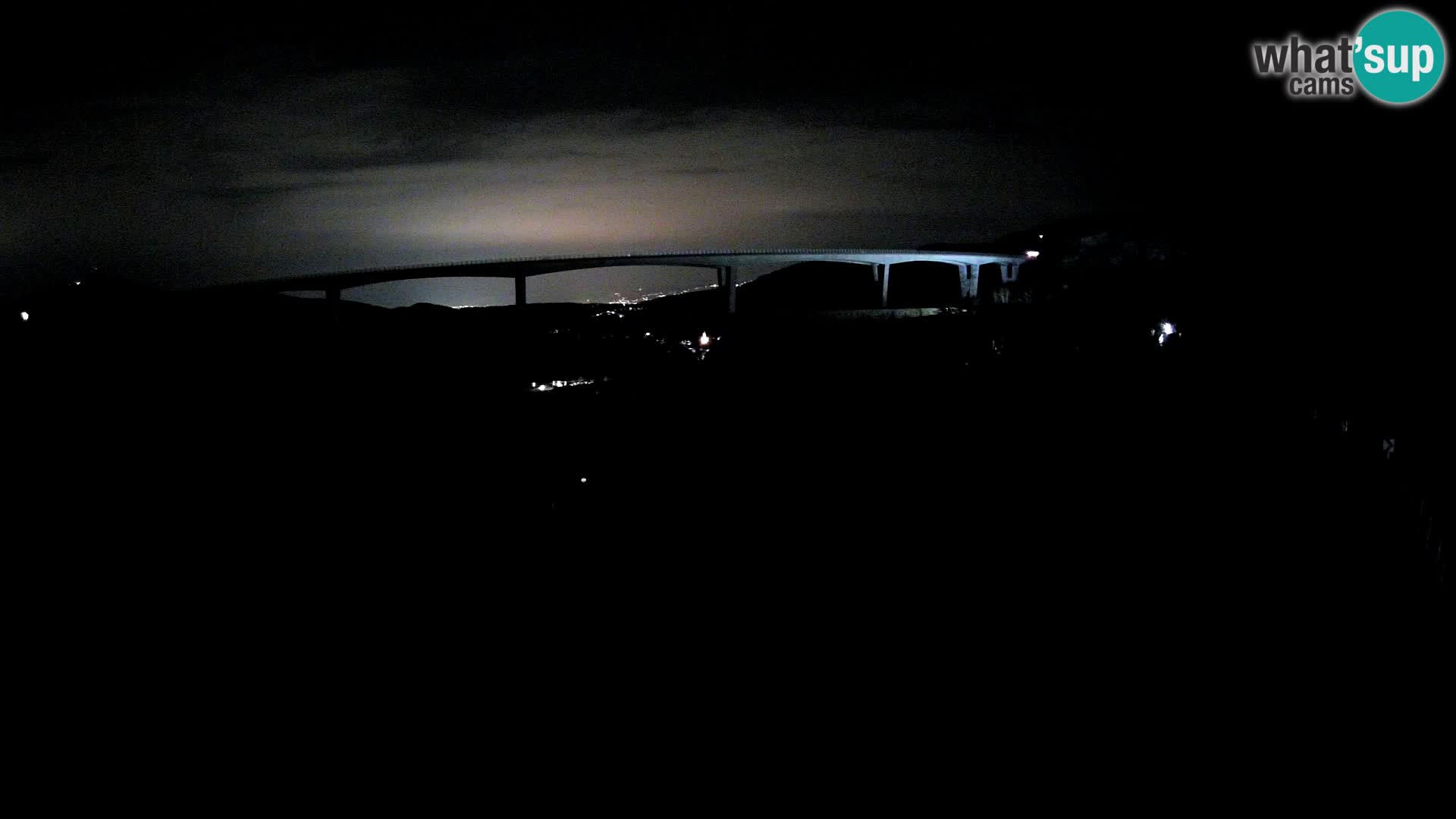 Livecam  Črni Kal Viadotto – panorama dal Viki Burger