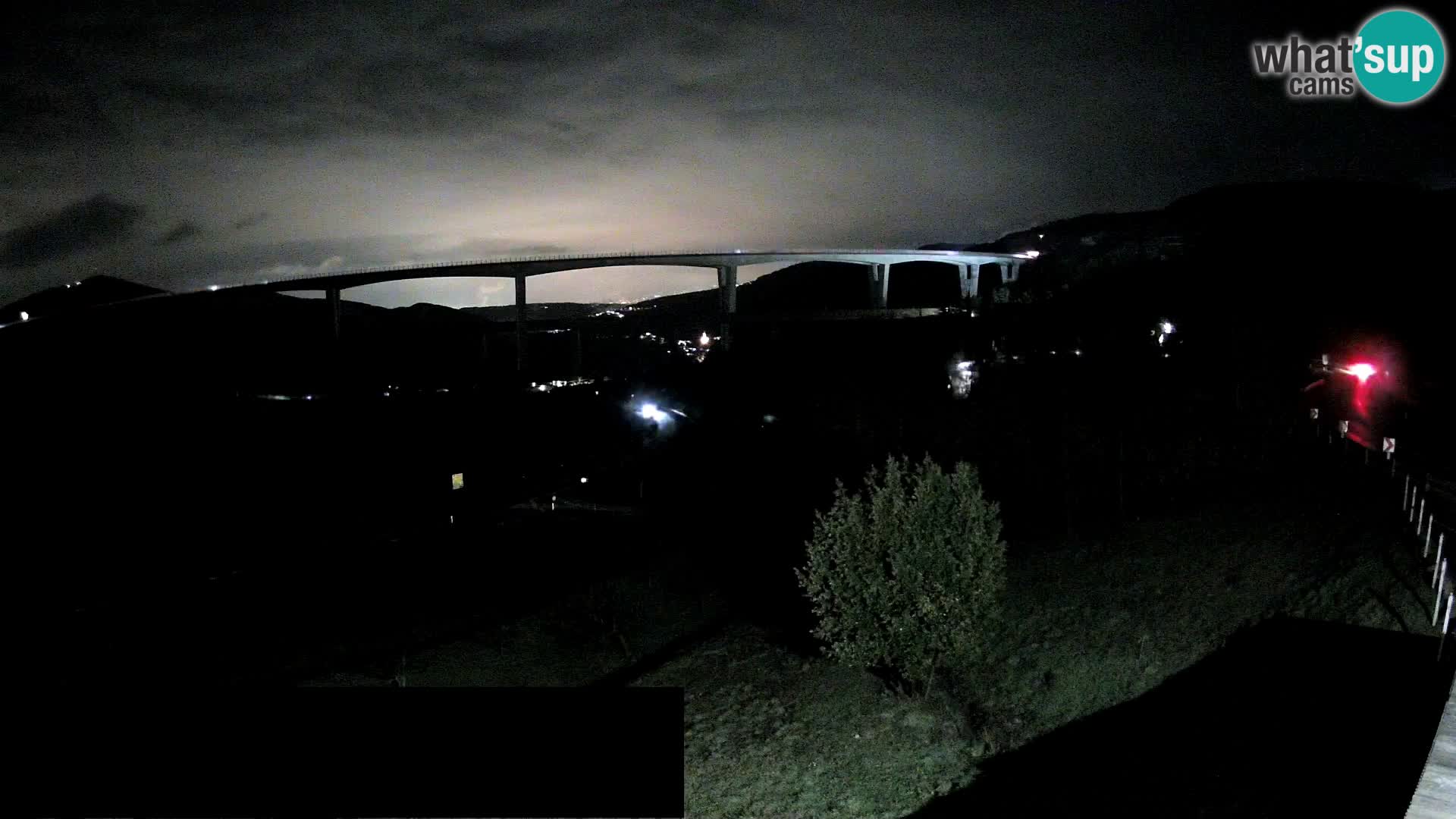 Kamera v živo Črni Kal Viadukt – pogled z Viki Burgerja