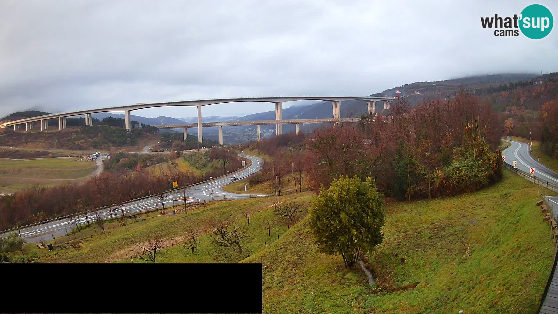 Webcam Črni Kal Viadukt – Viki Burger