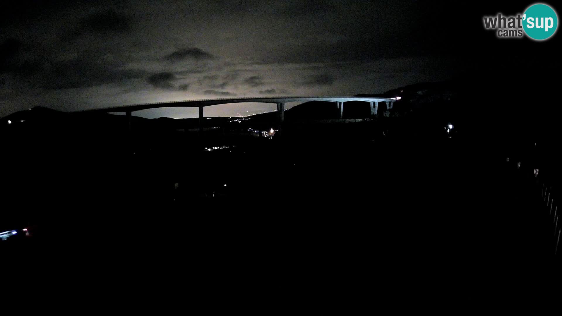 Livecam  Črni Kal Viadotto – panorama dal Viki Burger