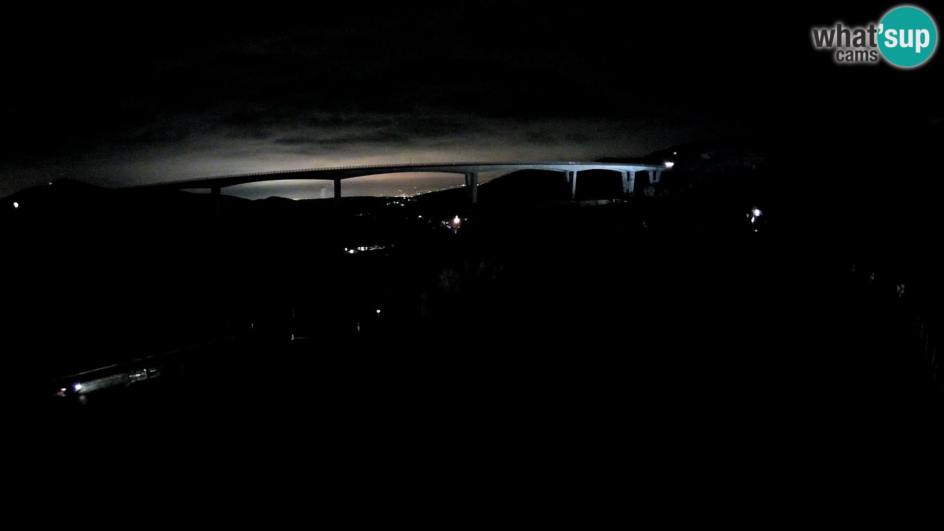 Web kamera Črni Kal Viadukt – pogled sa Viki Burgerja