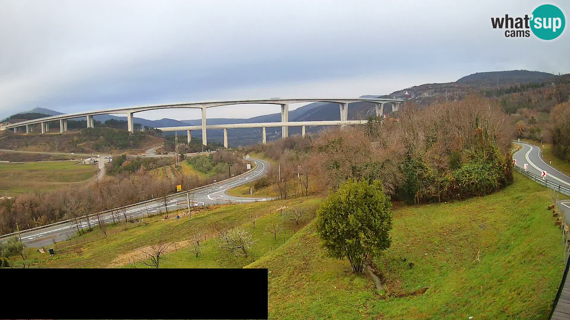 Live cam Črni Kal Viaduc – Viki Burger