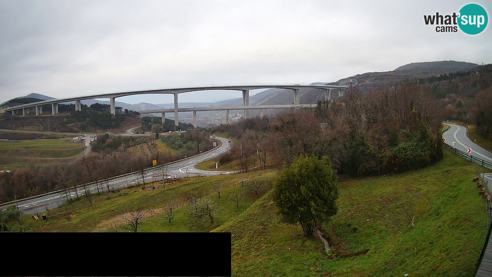 Live cam Črni Kal Viaduc – Viki Burger