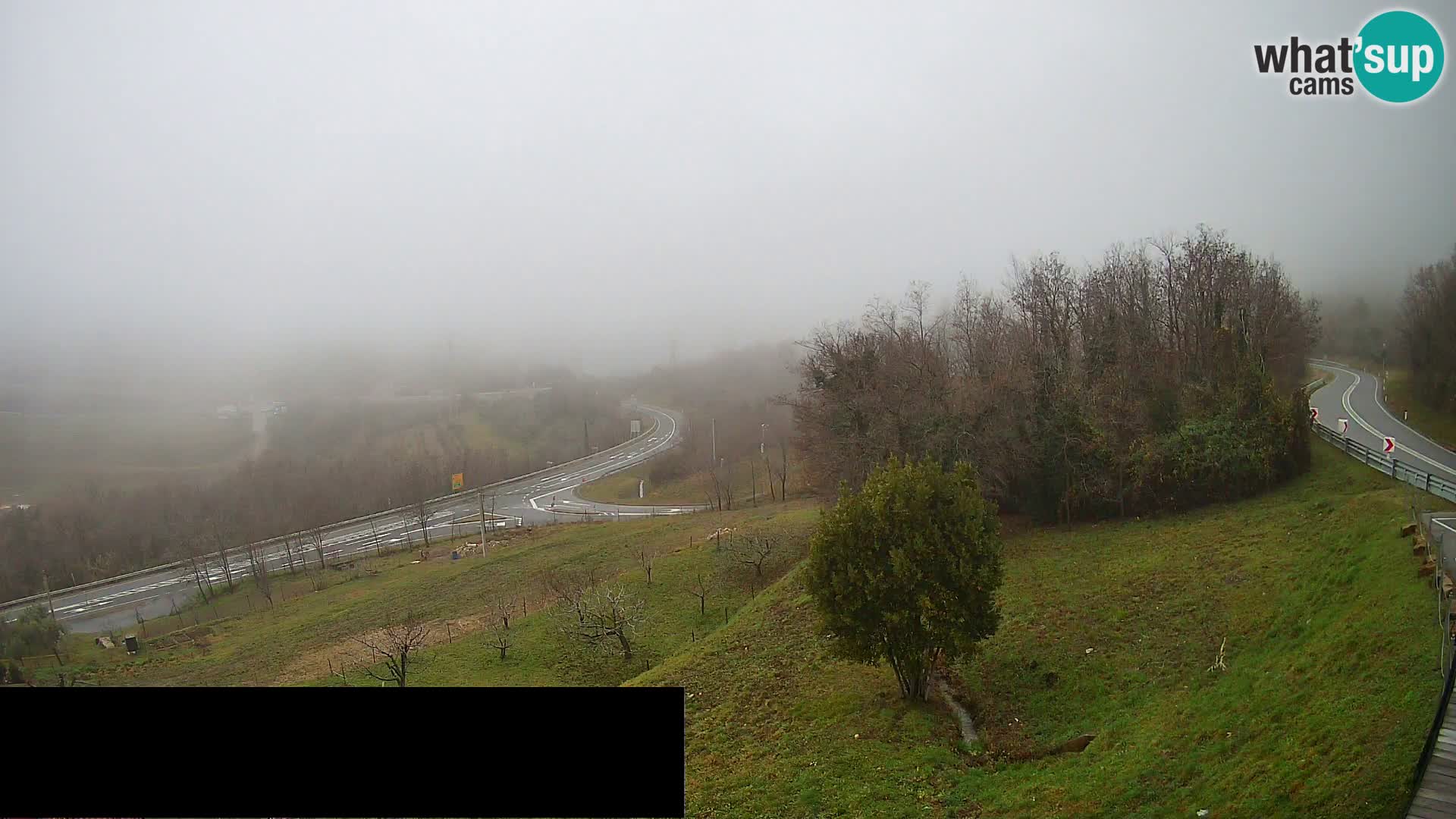 Web kamera Črni Kal Viadukt – pogled sa Viki Burgerja