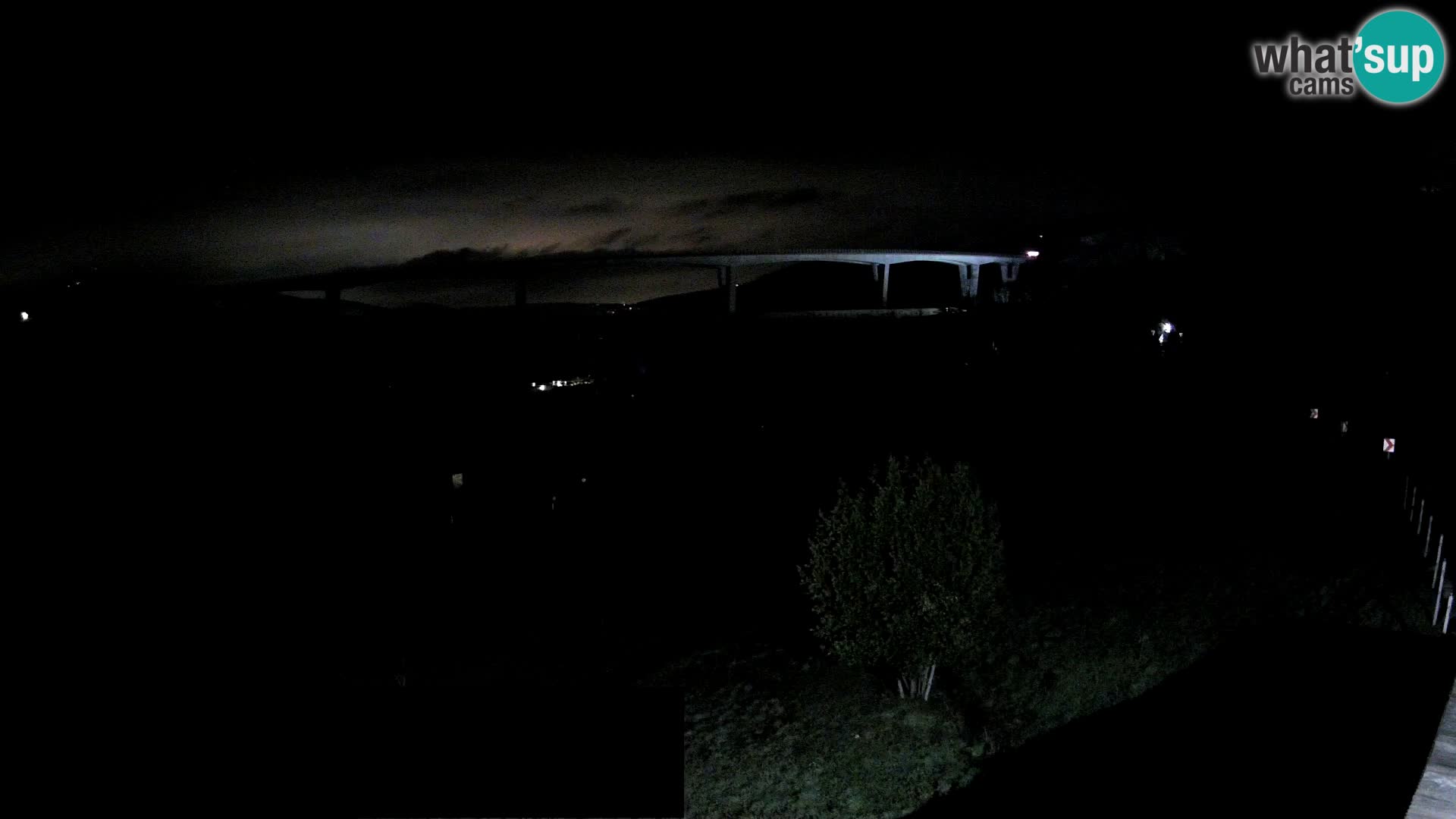 Kamera v živo Črni Kal Viadukt – pogled z Viki Burgerja