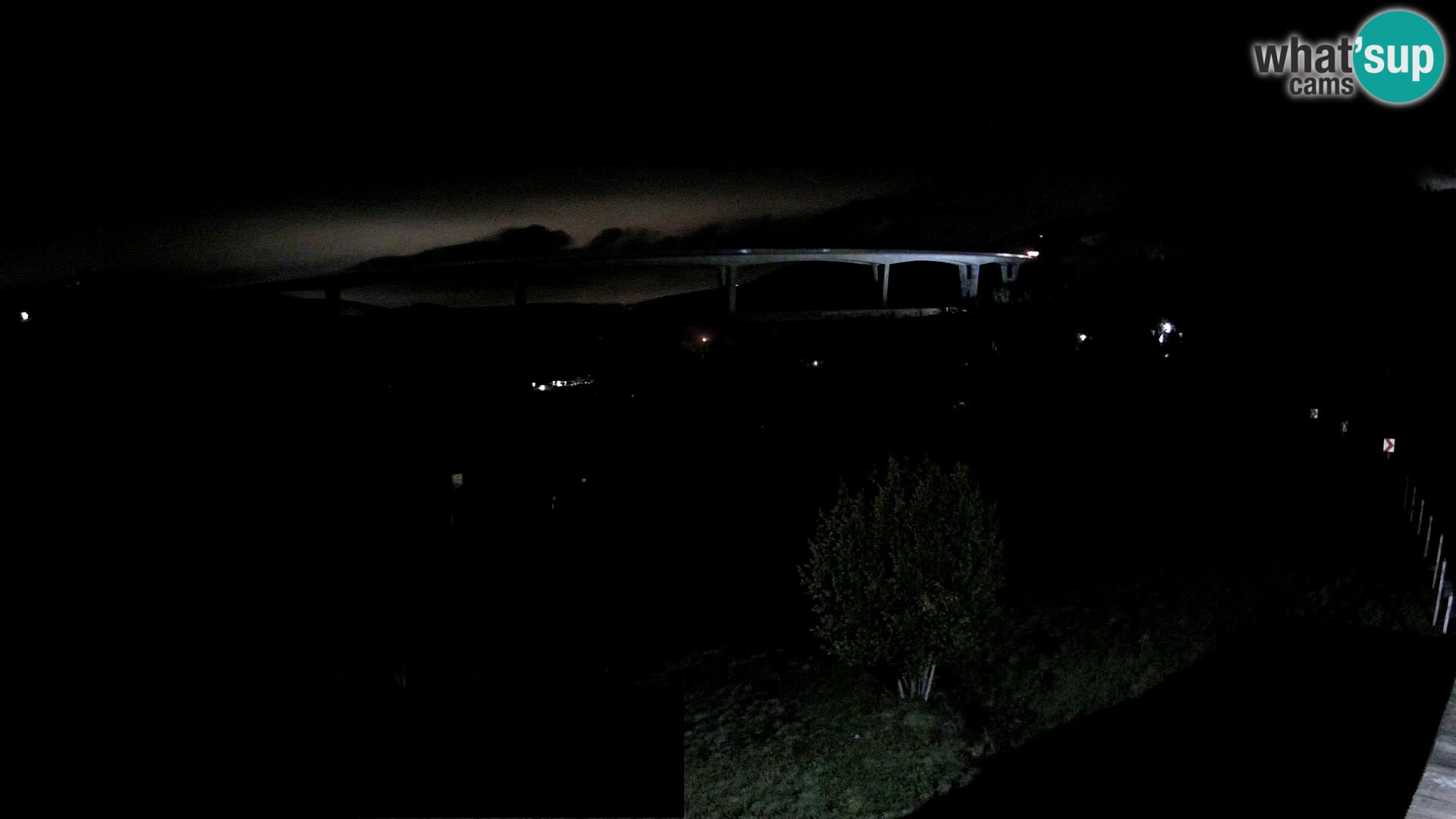 Livecam  Črni Kal Viadotto – panorama dal Viki Burger