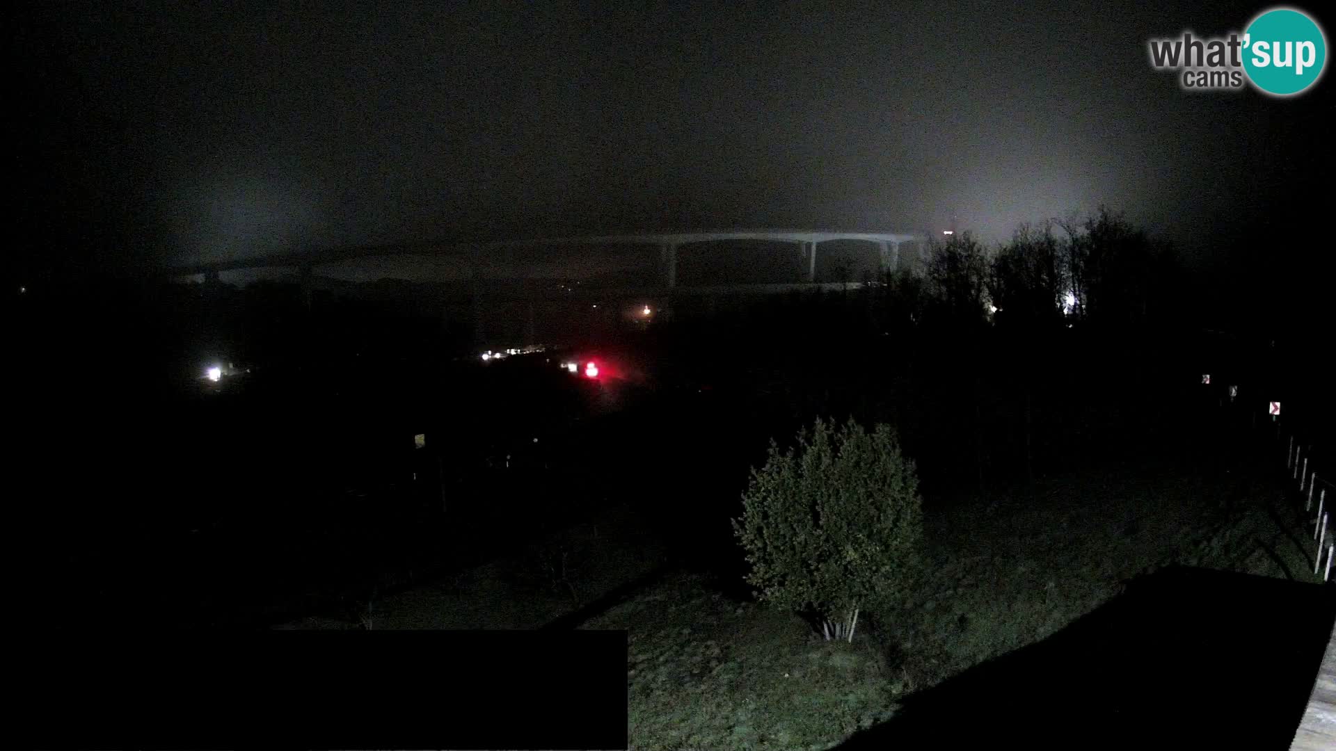 Livecam  Črni Kal Viadotto – panorama dal Viki Burger