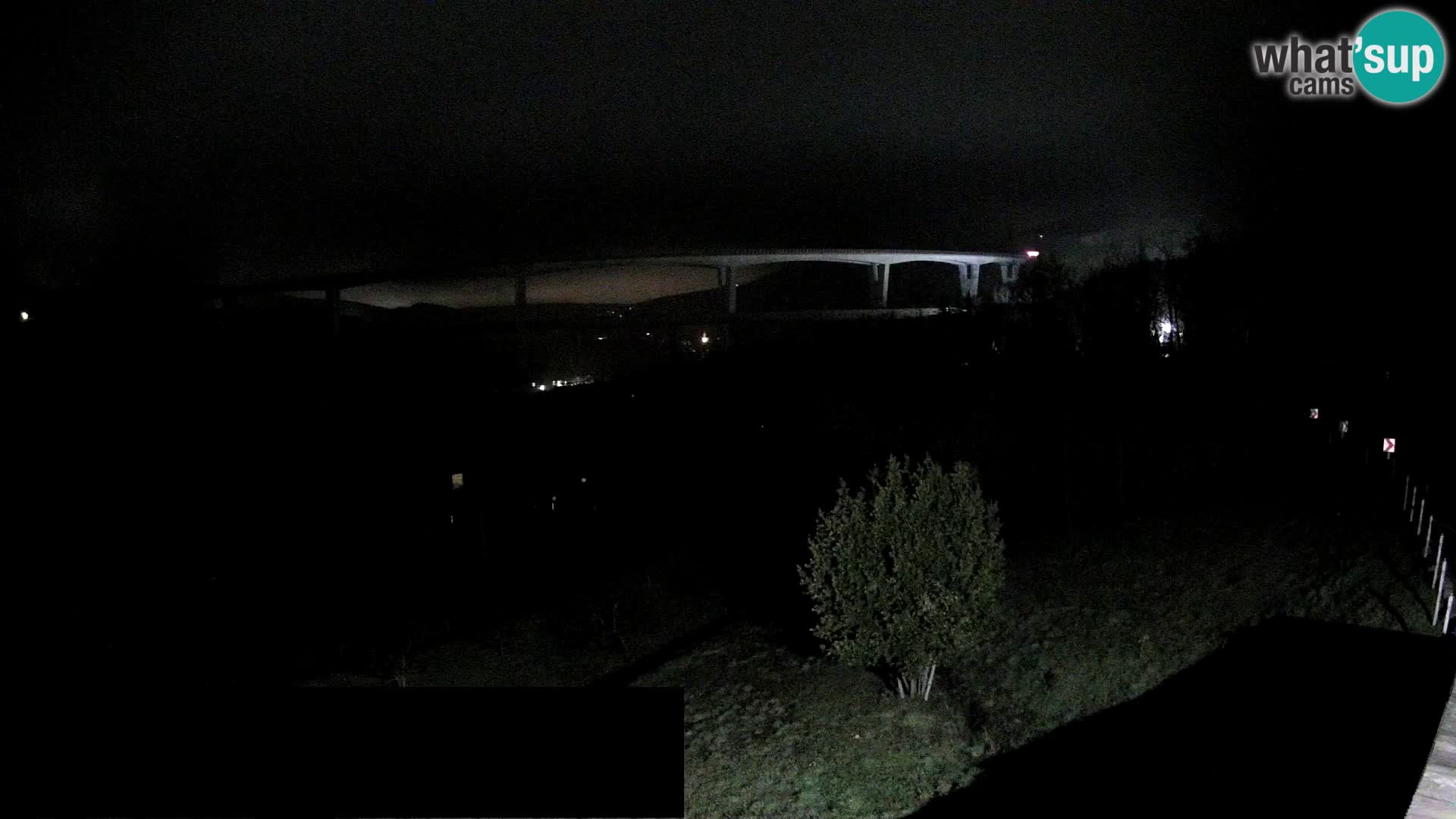 Livecam  Črni Kal Viadotto – panorama dal Viki Burger