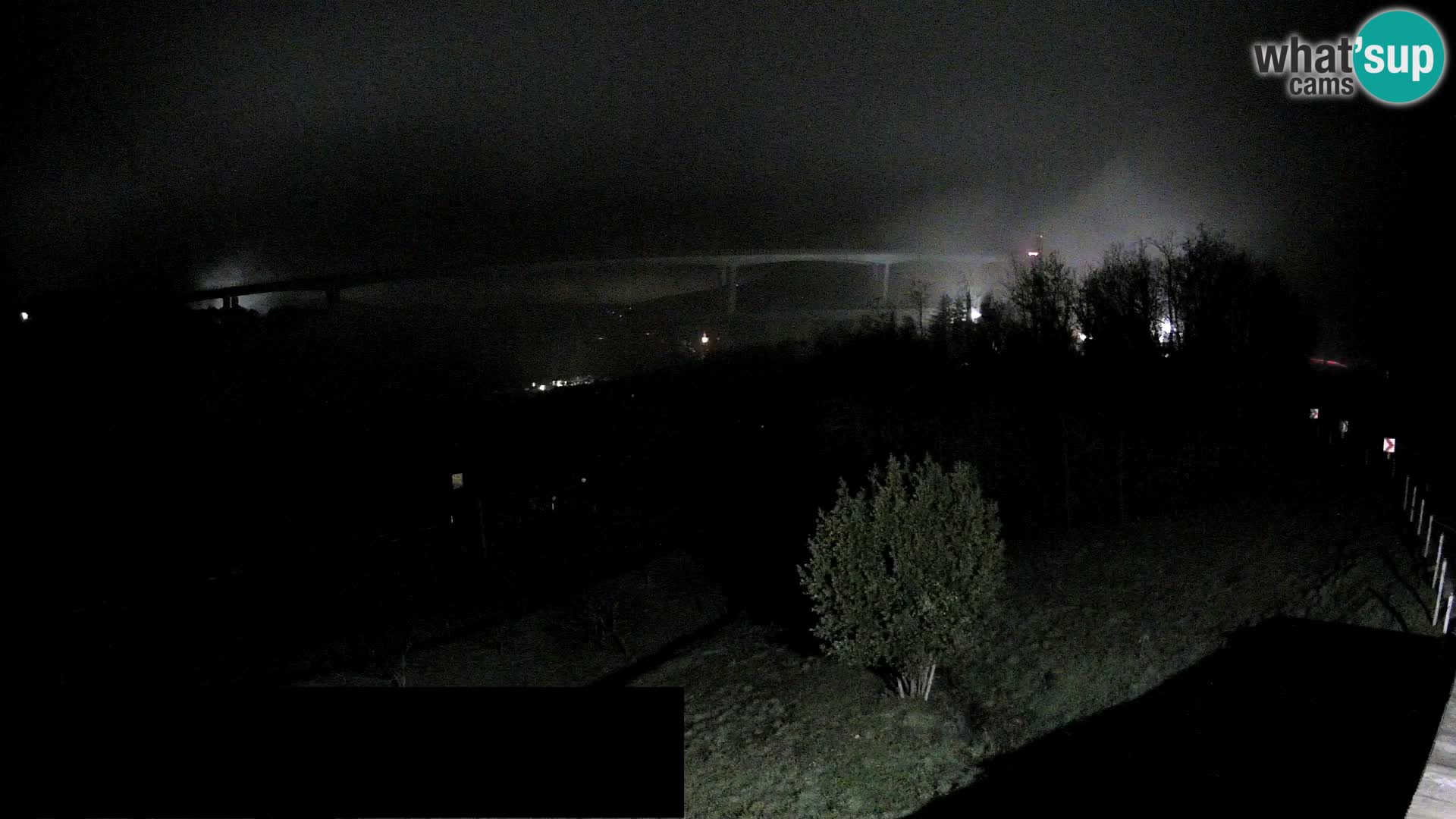 Livecam  Črni Kal Viadotto – panorama dal Viki Burger