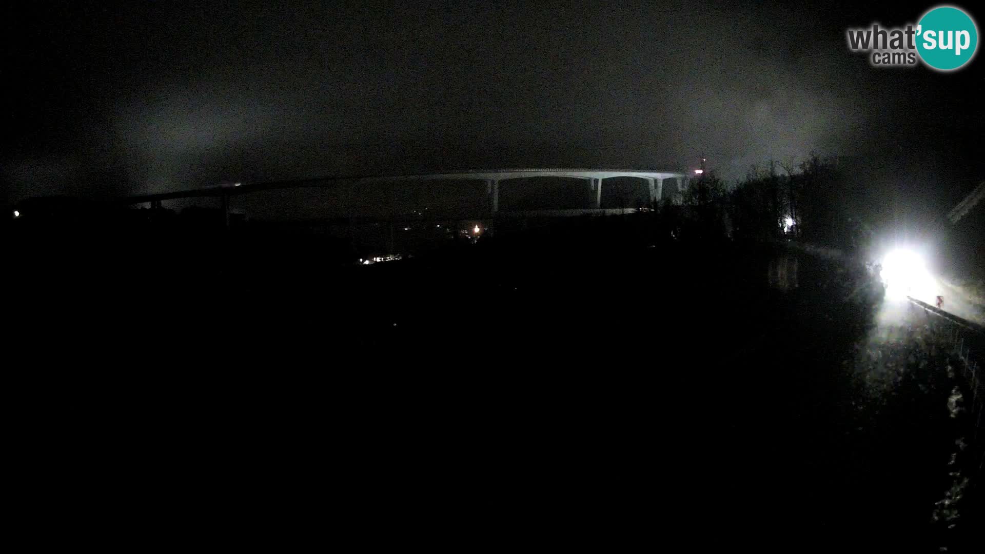 Web kamera Črni Kal Viadukt – pogled sa Viki Burgerja