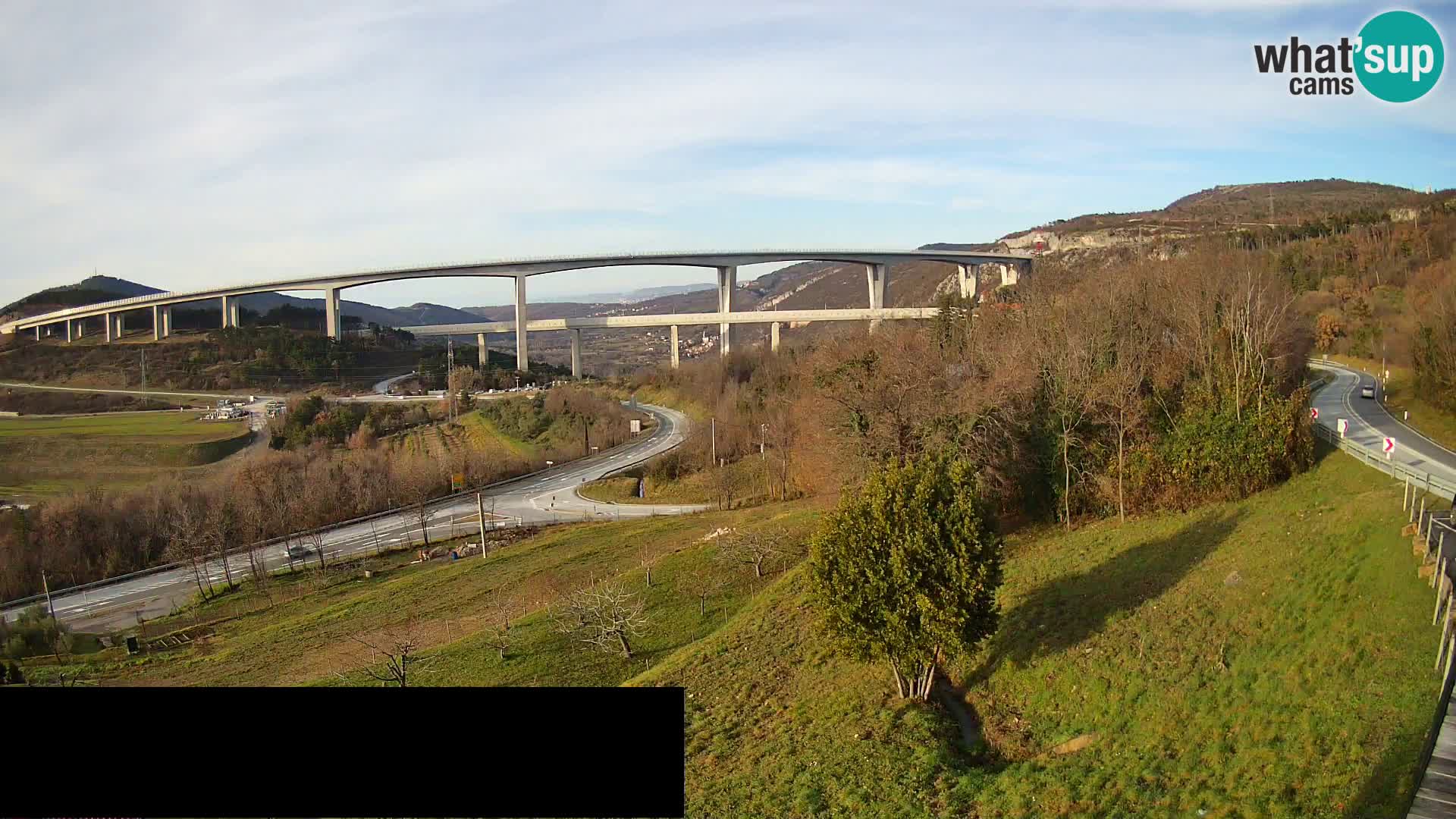 Camera en vivo Črni Kal Viaducto – Viki Burger