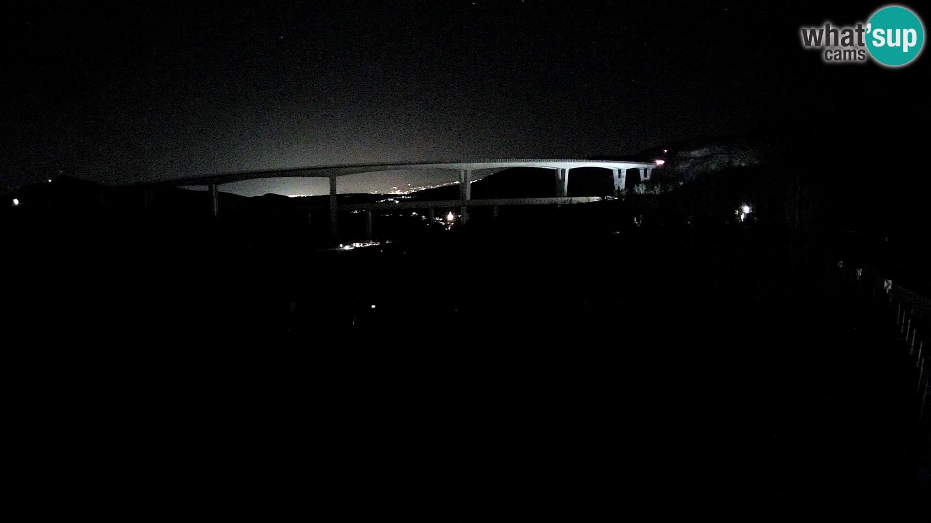 Webcam Črni Kal Viaduct – view from Viki Burger