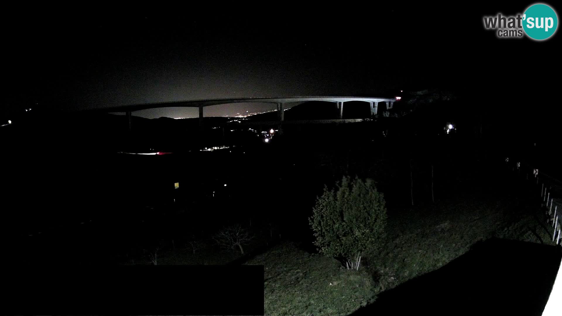 Web kamera Črni Kal Viadukt – pogled sa Viki Burgerja