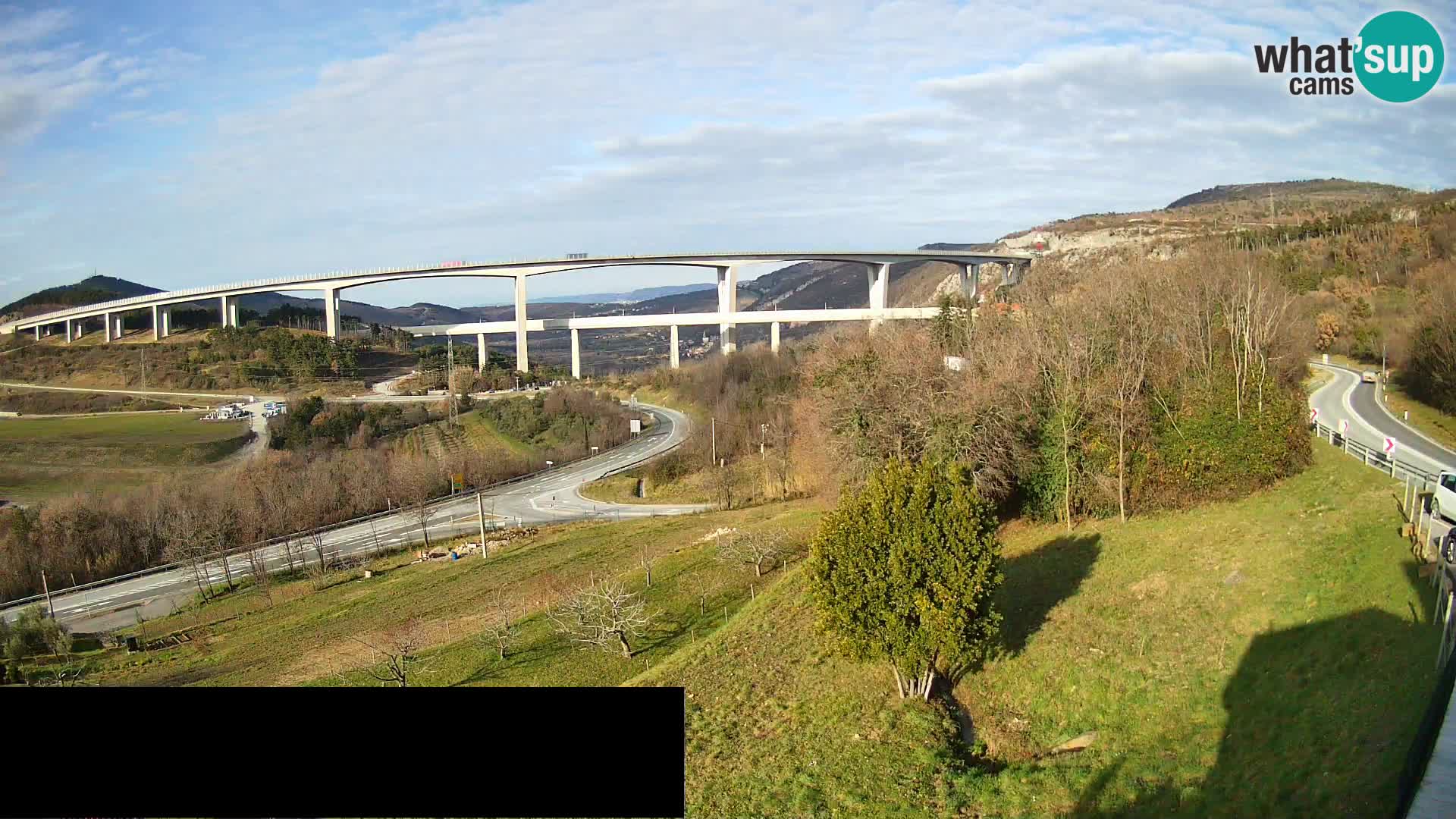 Camera en vivo Črni Kal Viaducto – Viki Burger