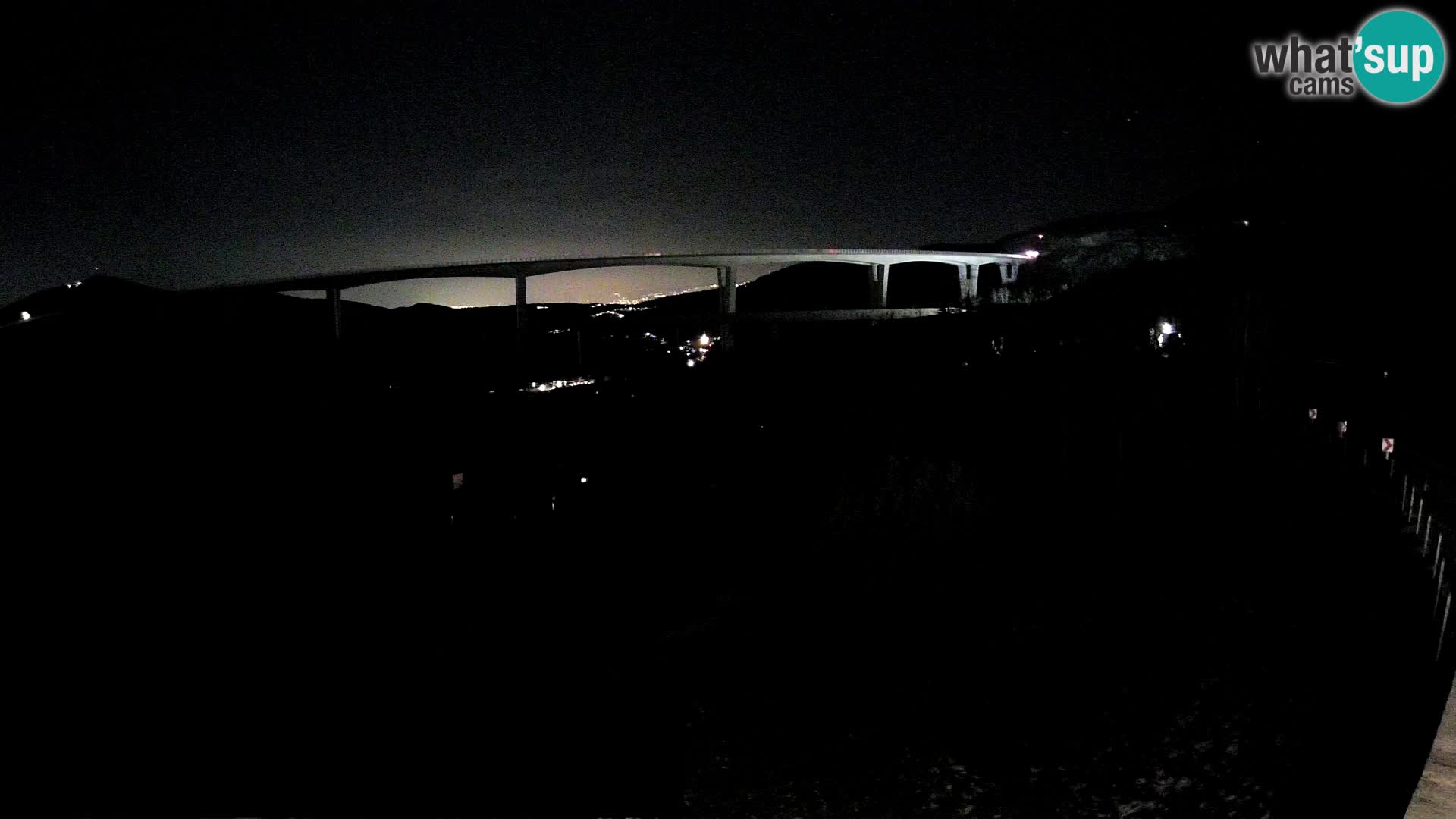 Web kamera Črni Kal Viadukt – pogled sa Viki Burgerja